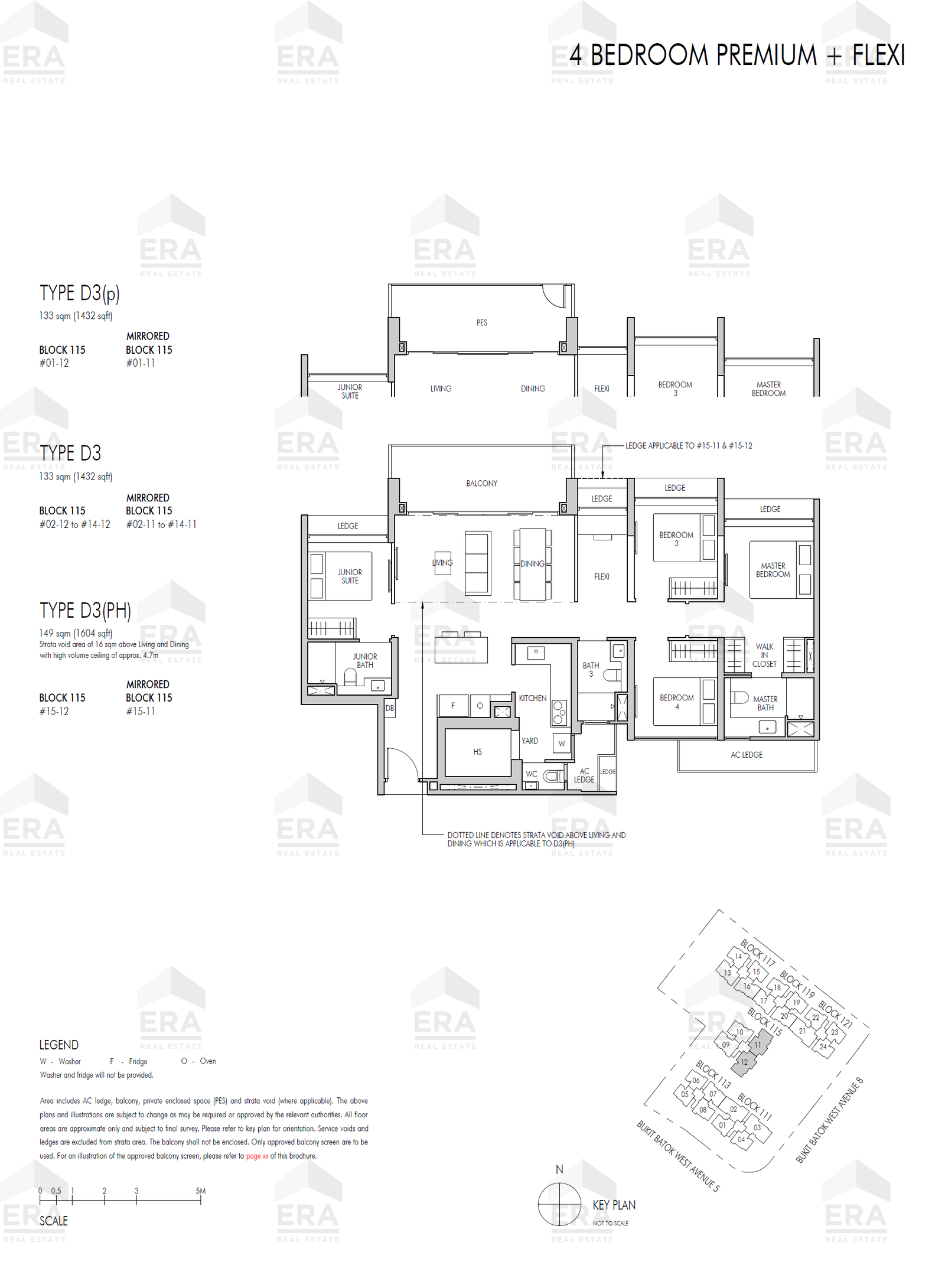 D3(PH) · 1,604 sqft floor plan