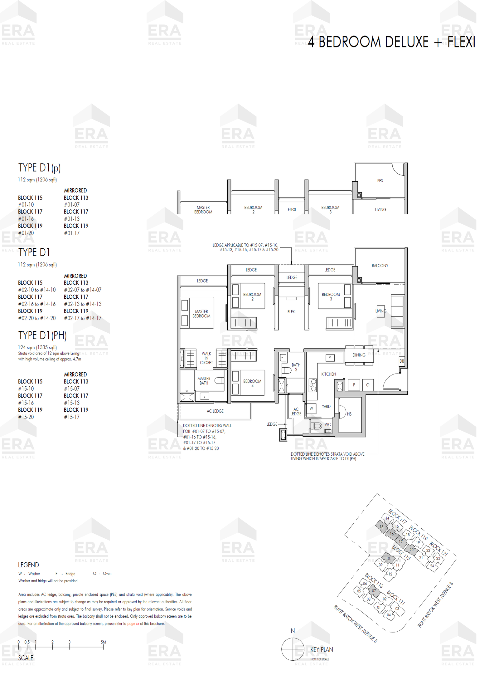 D1(PH) · 1,335 sqft floor plan