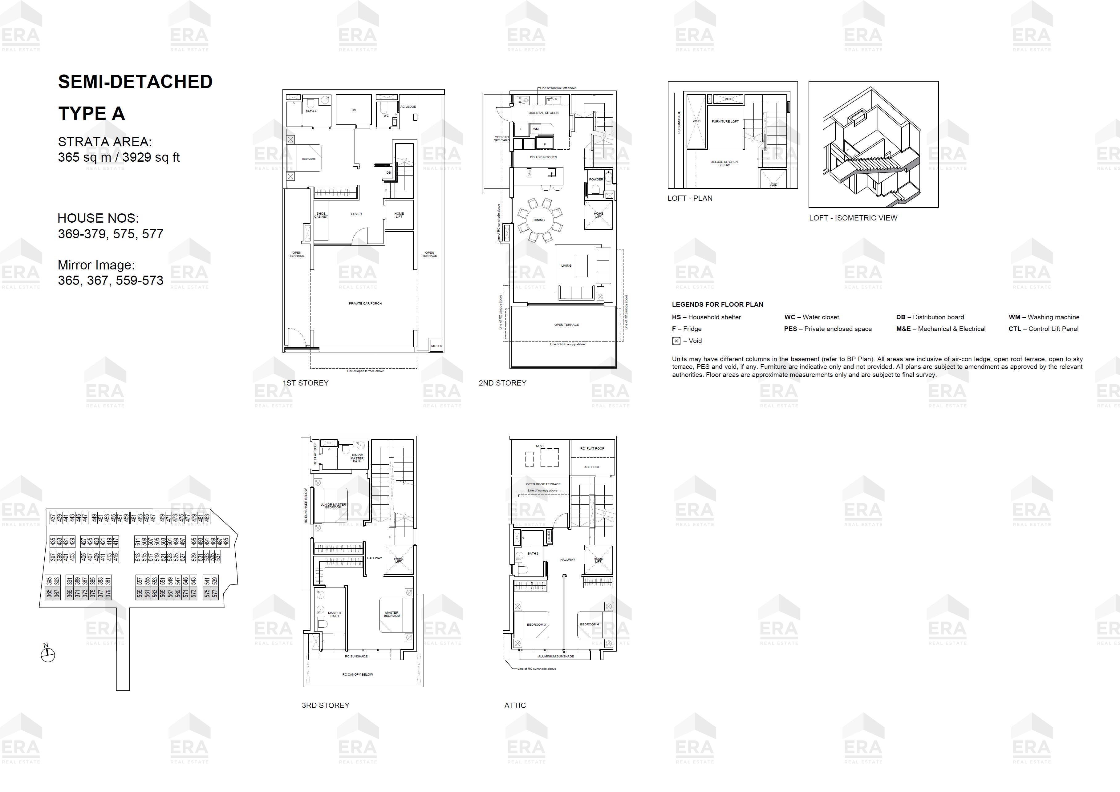 A(M) · 3,929 sqft floor plan