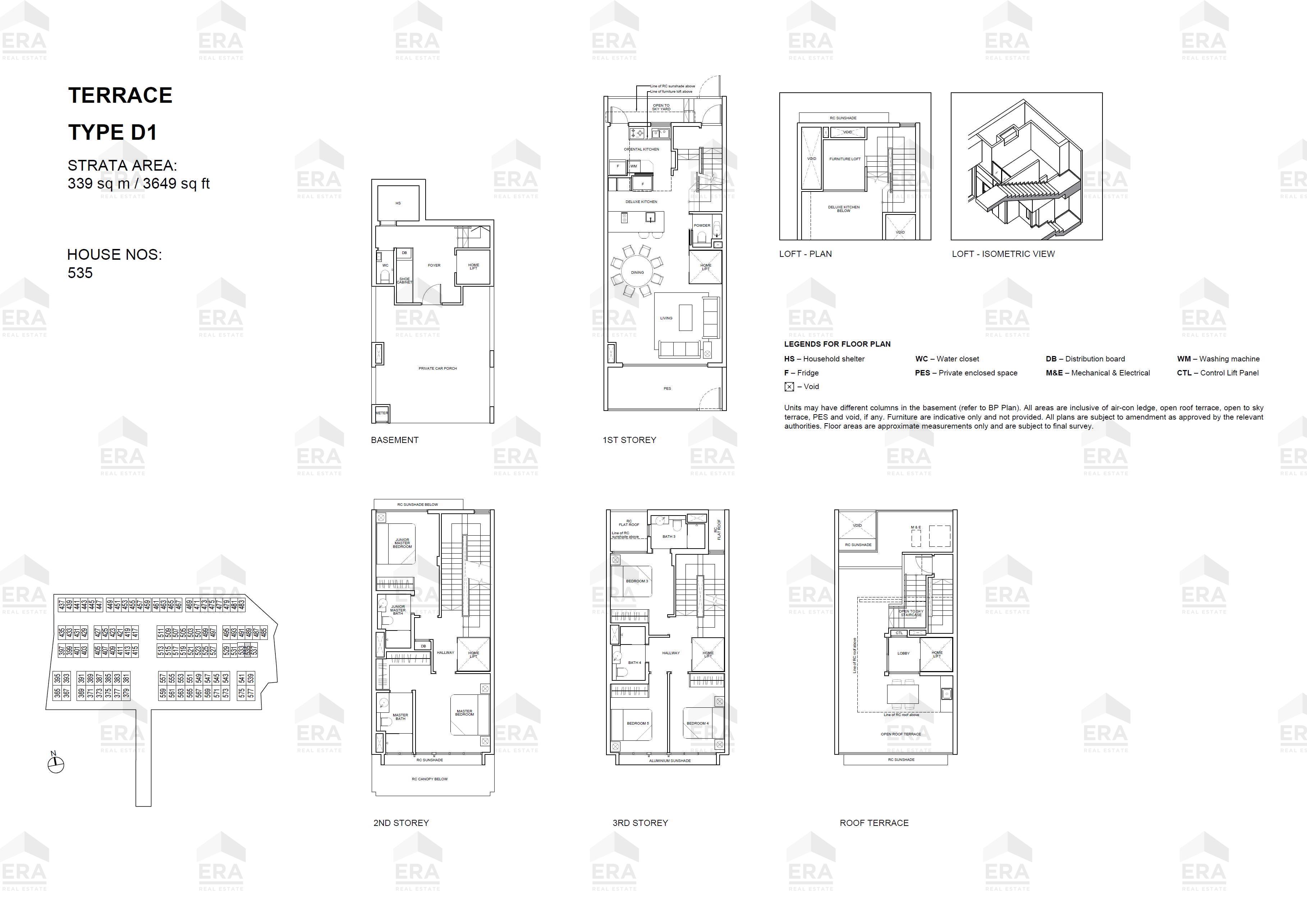 D1 · 3,649 sqft floor plan