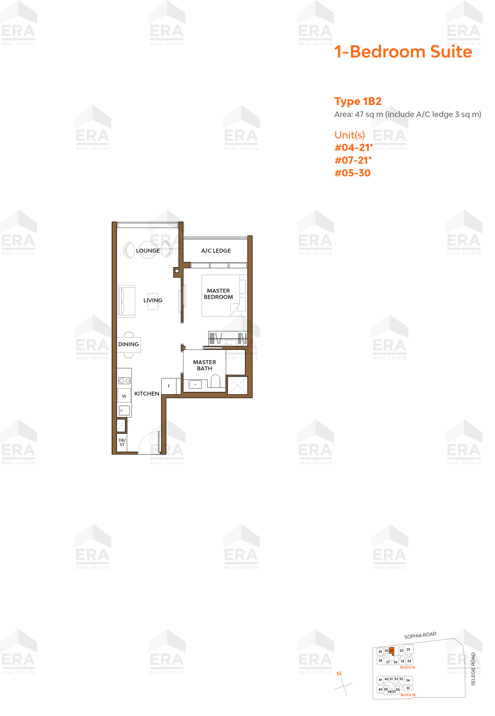 1B2 · 506 sqft floor plan