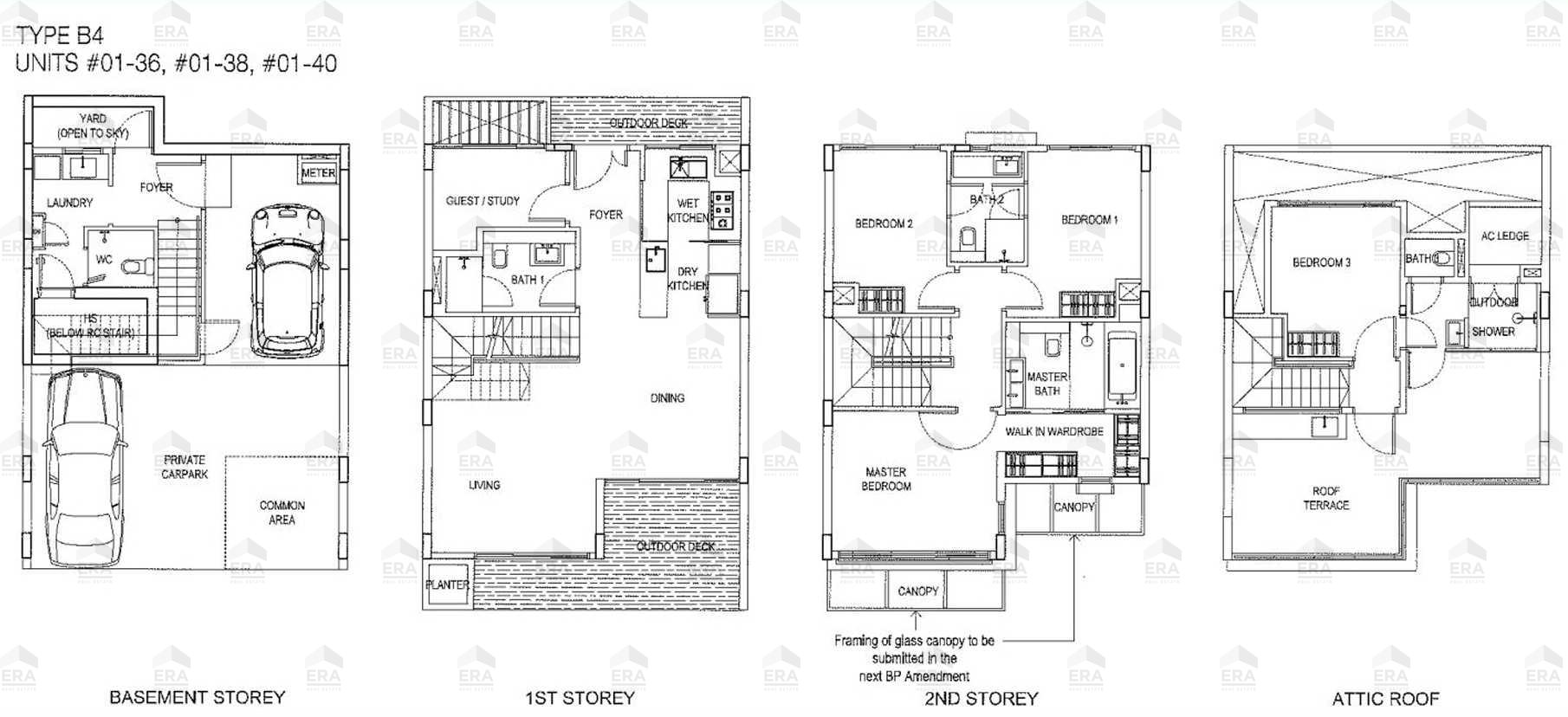 B4 · 3,100 sqft floor plan