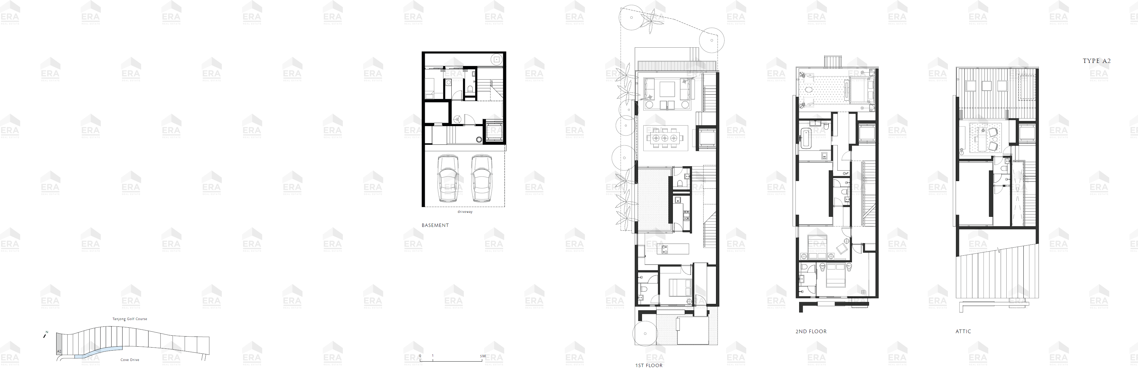 A2 · 6,157 sqft floor plan