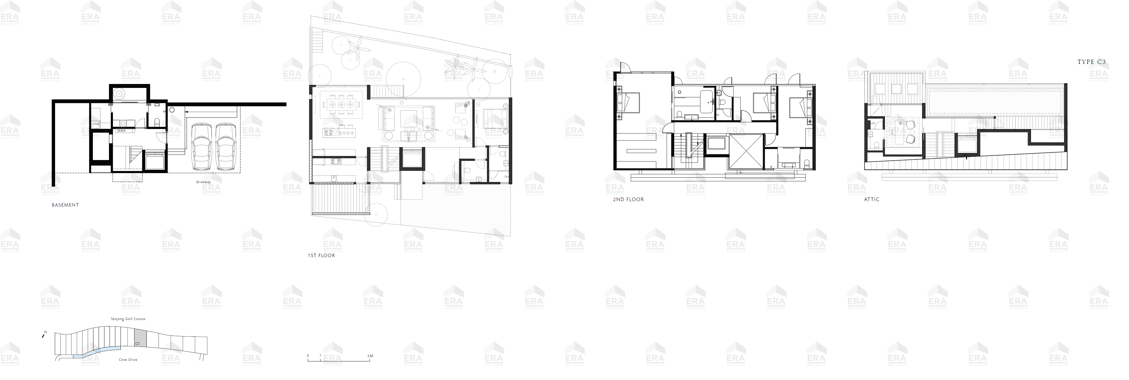C3 · 6,986 sqft floor plan