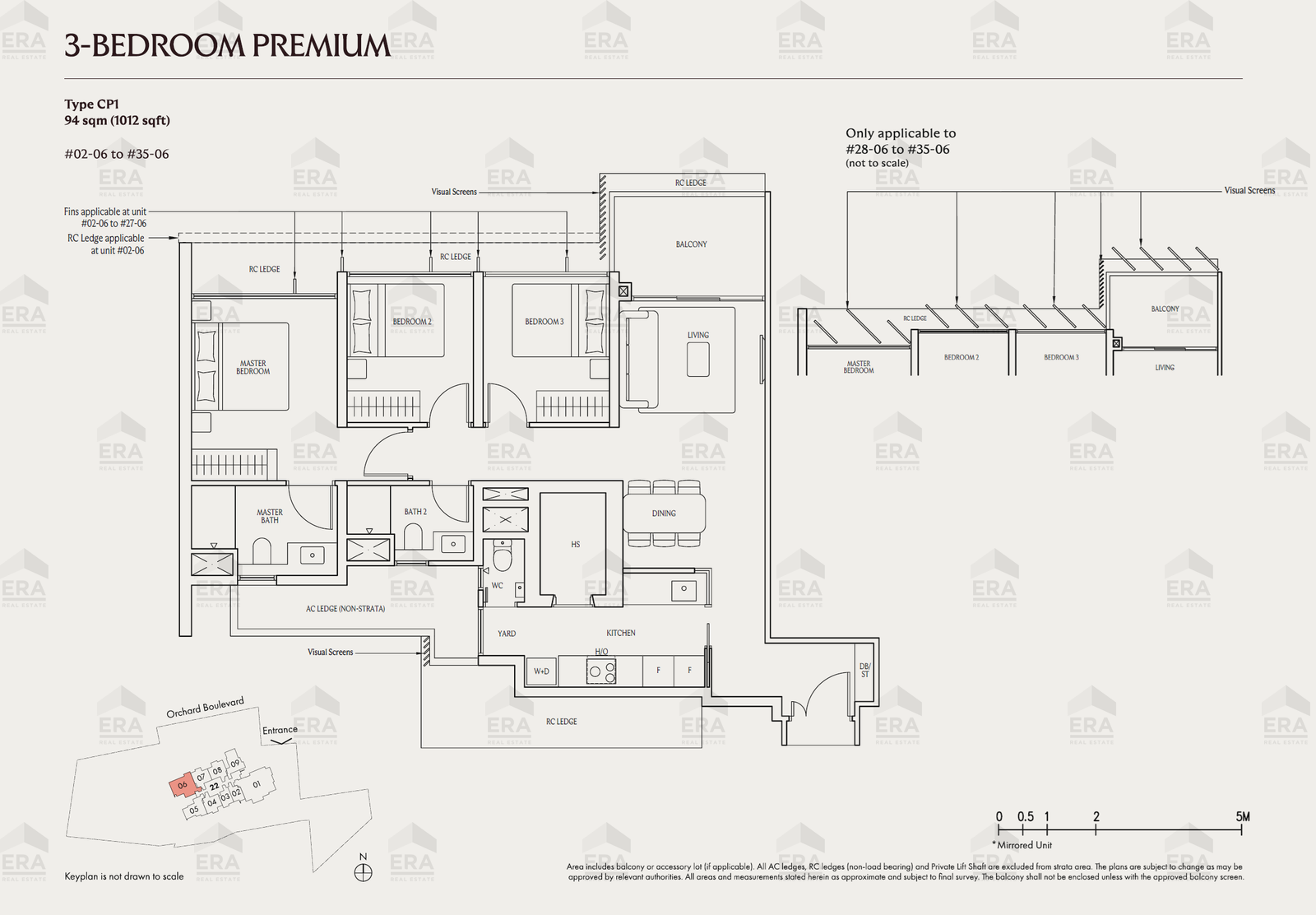 CP1 · 1,012 sqft floor plan