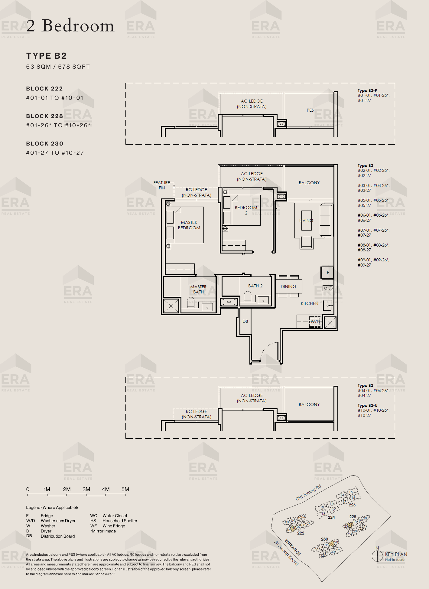 B2-U · 678 sqft floor plan
