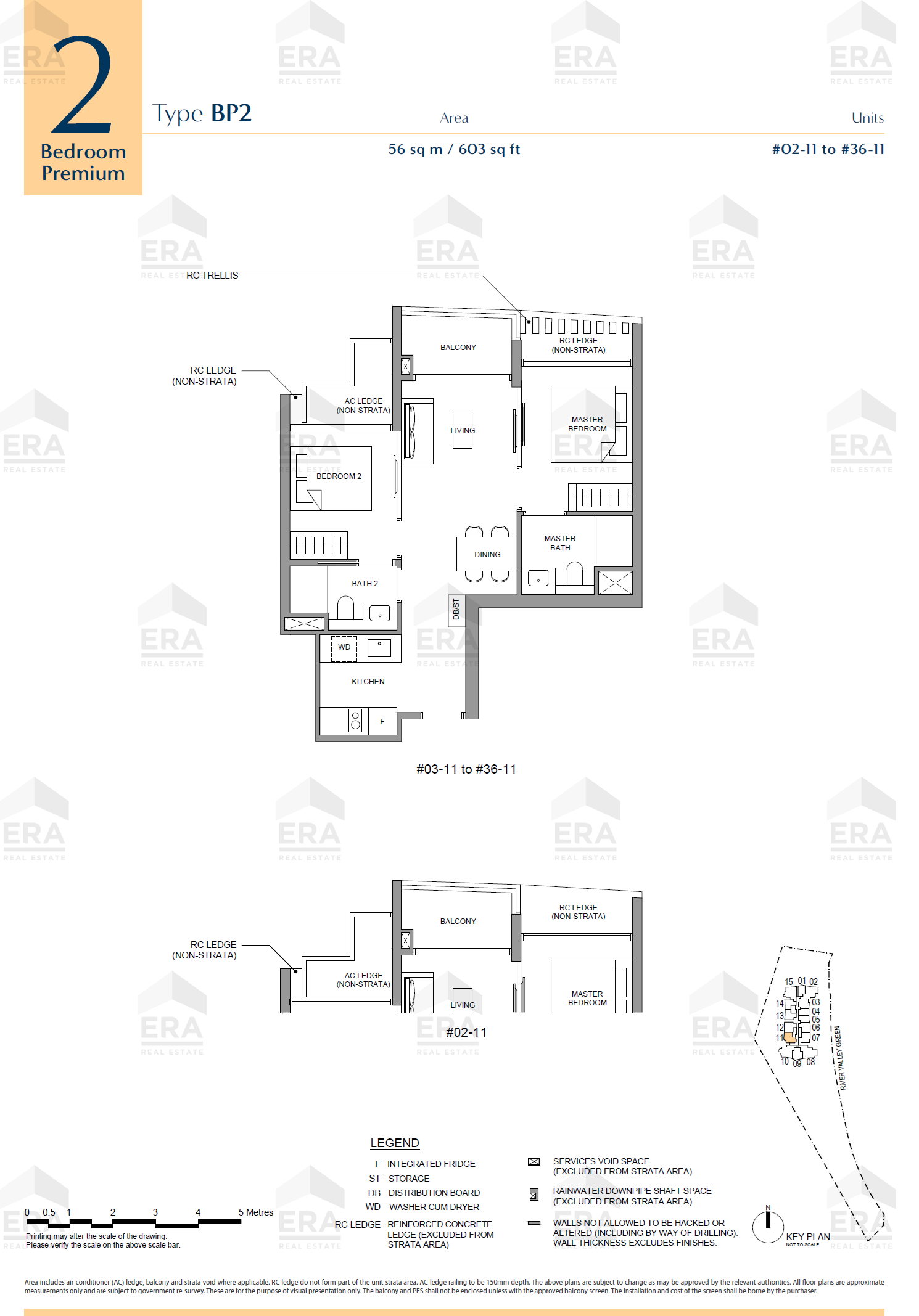 BP2 · 603 sqft floor plan