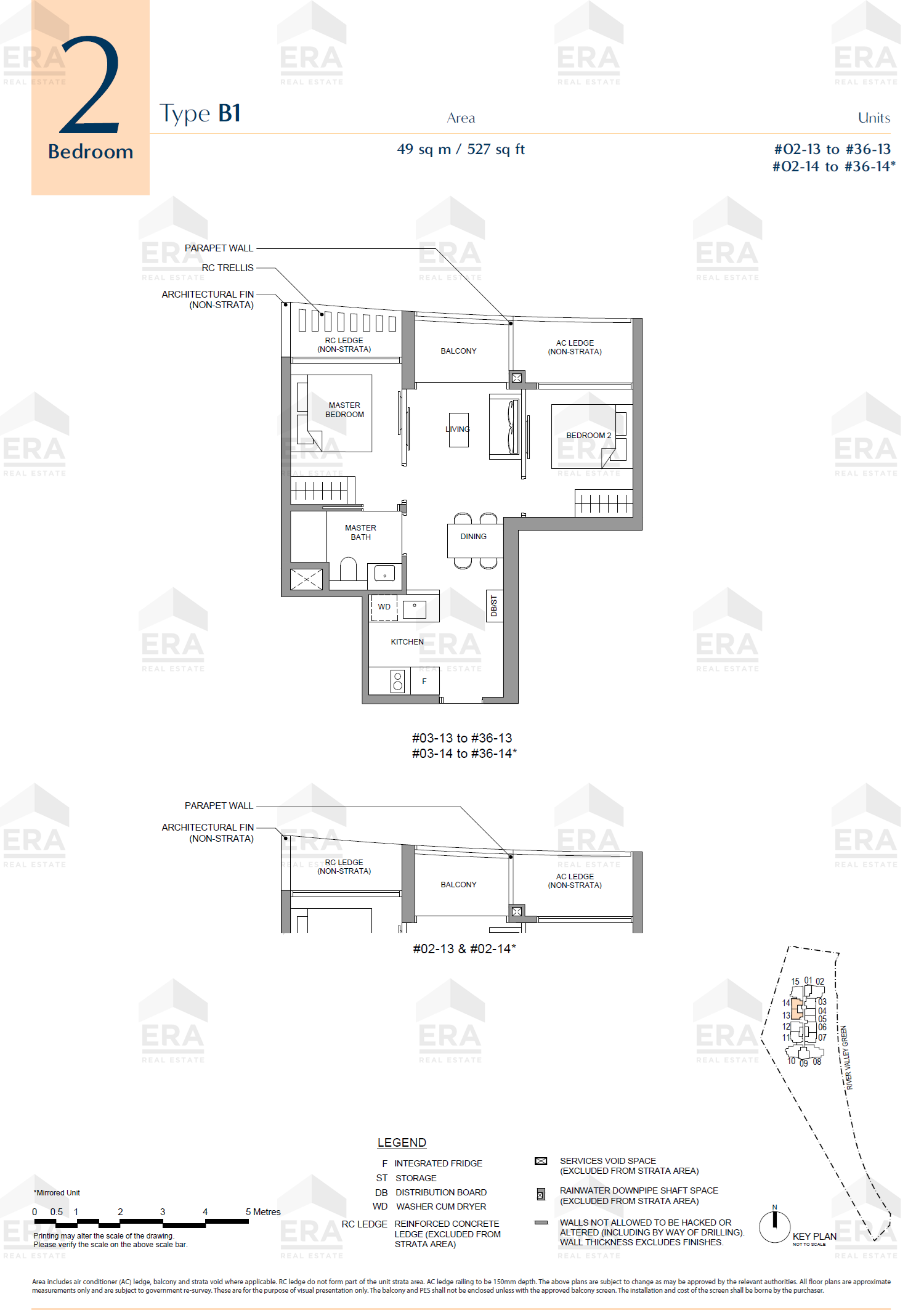 B1 · 527 sqft floor plan