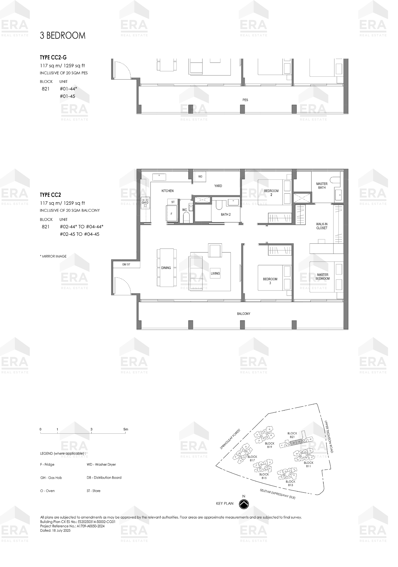 CC2 · 1,259 sqft floor plan