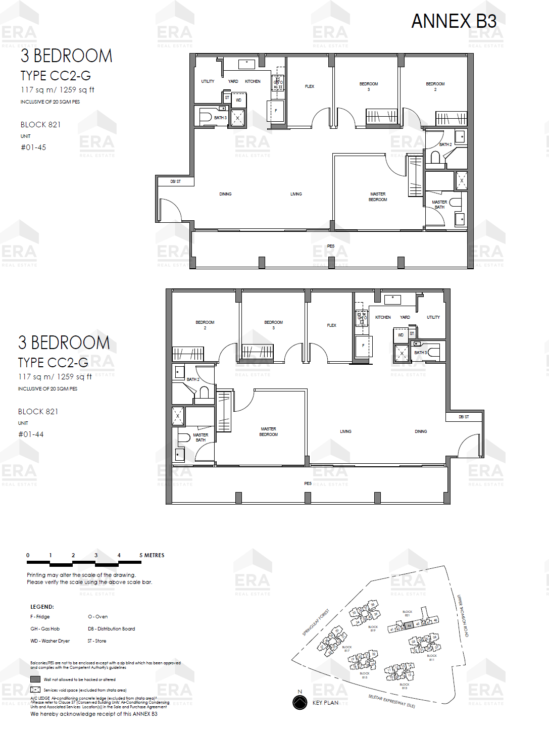 CC2-G · 1,259 sqft floor plan