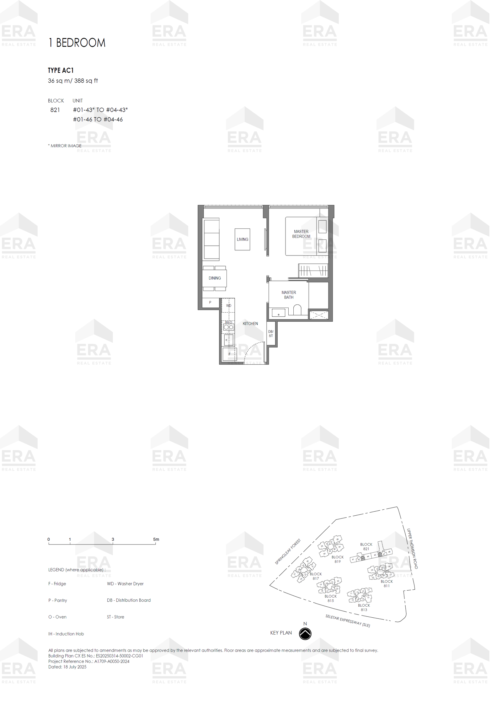 AC1 · 388 sqft floor plan