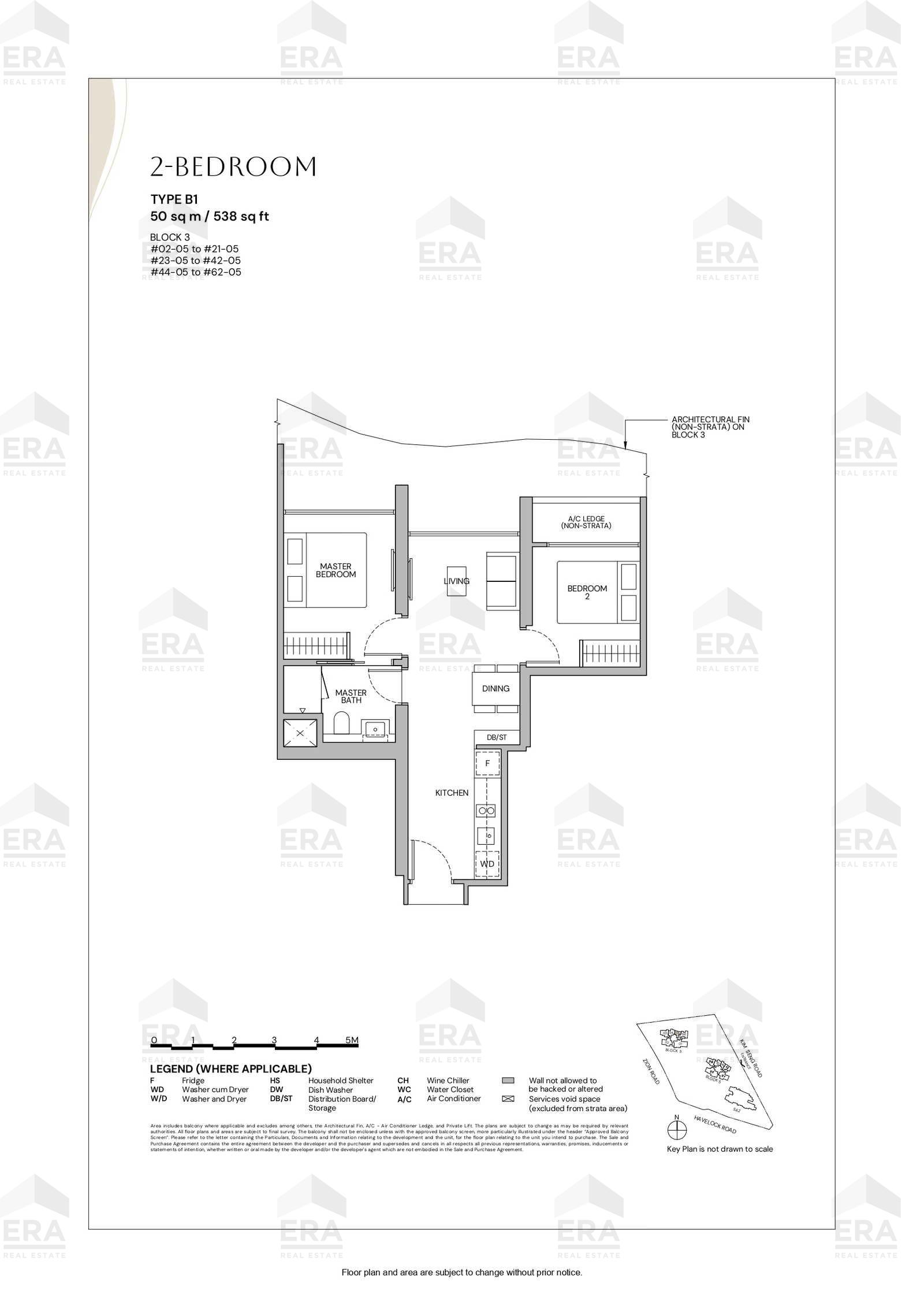 B1 · 538 sqft floor plan