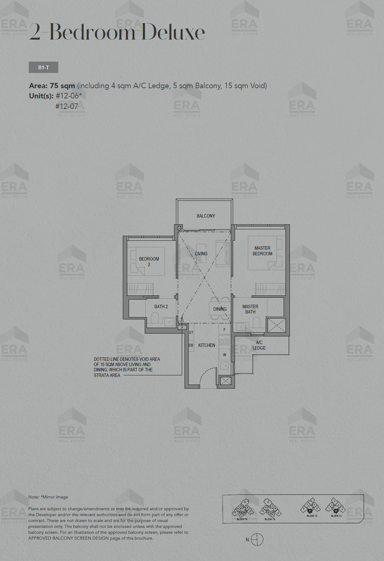 B1-T · 807 sqft floor plan