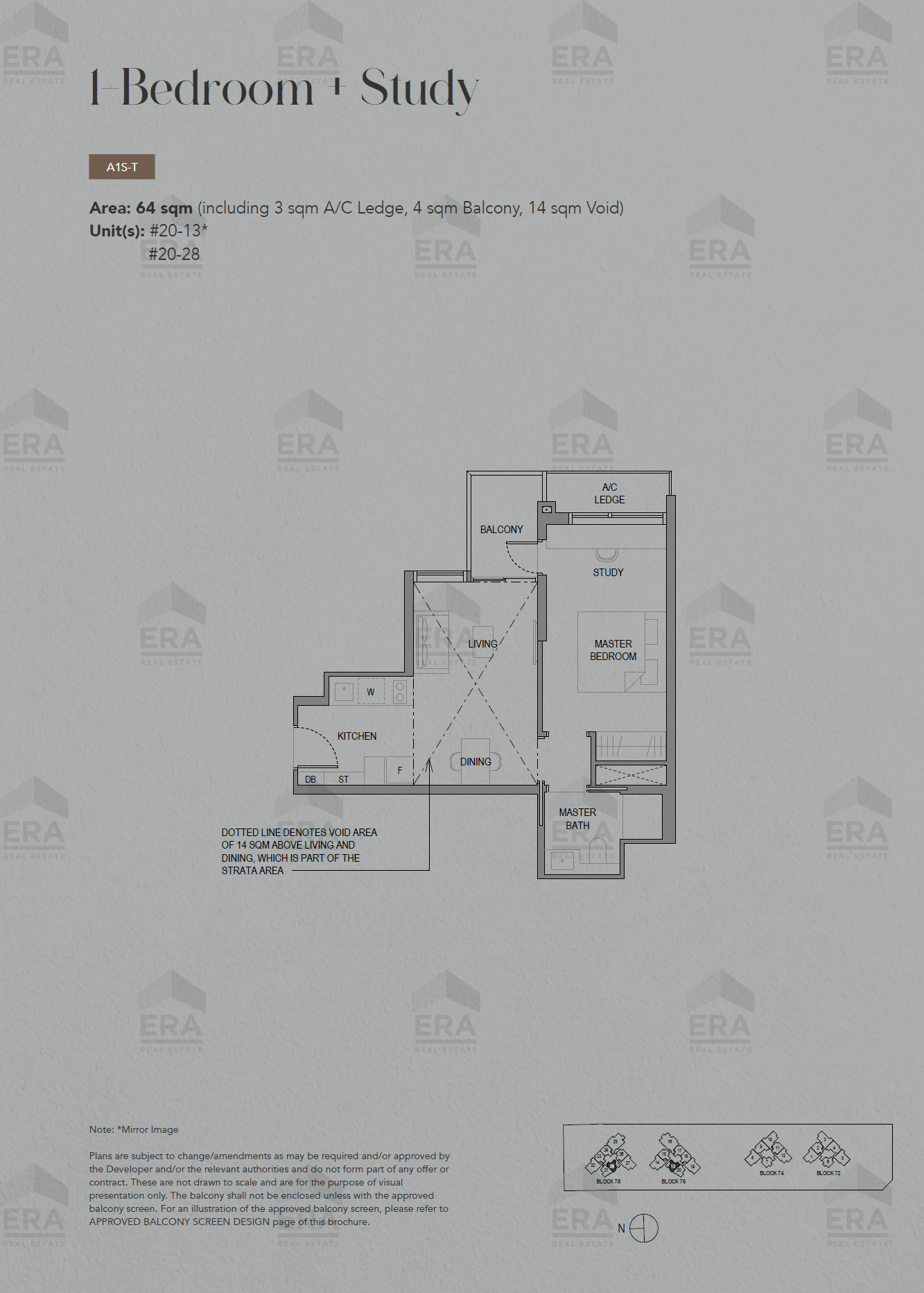 A1S-T · 689 sqft floor plan