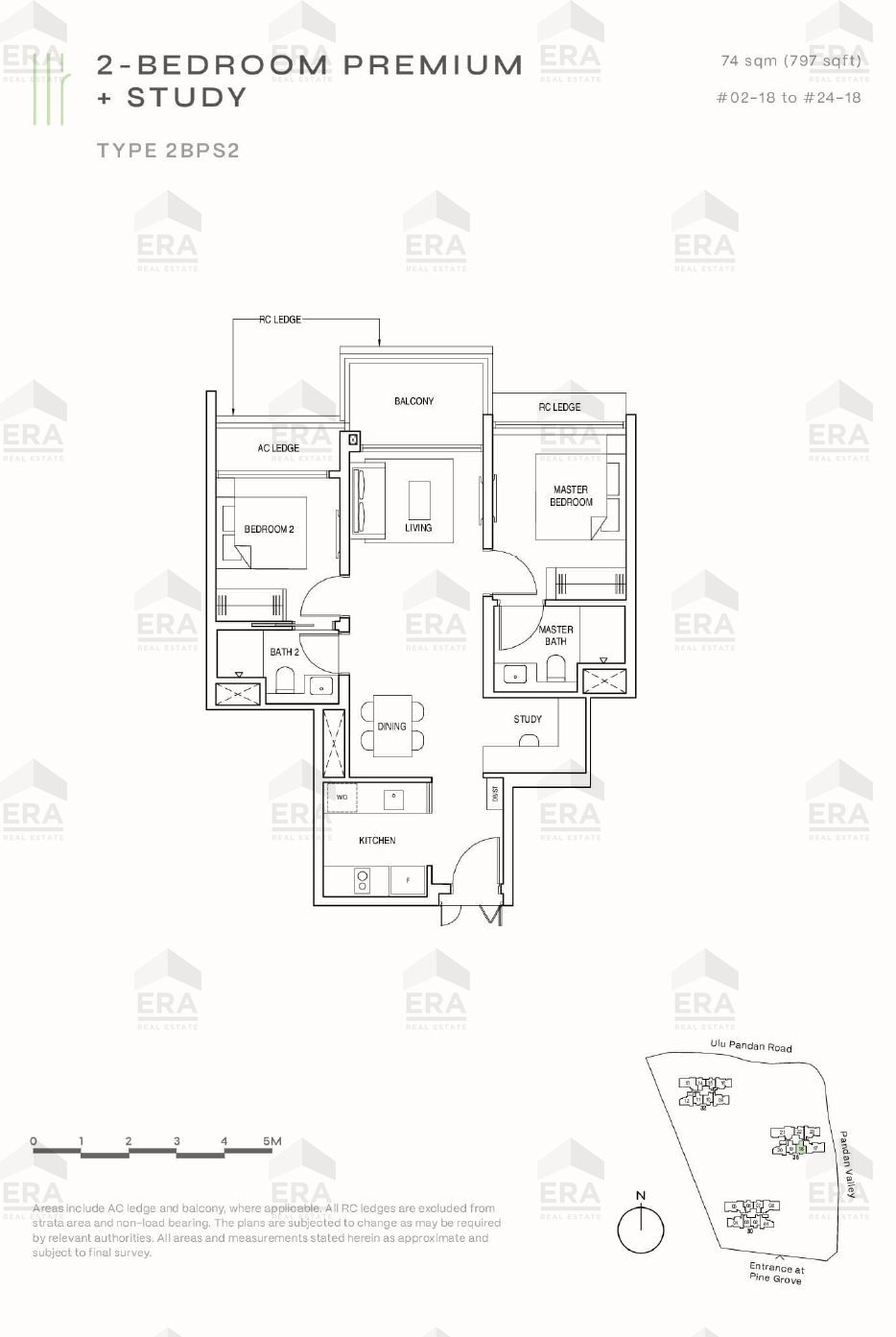 2BPS2 · 797 sqft floor plan