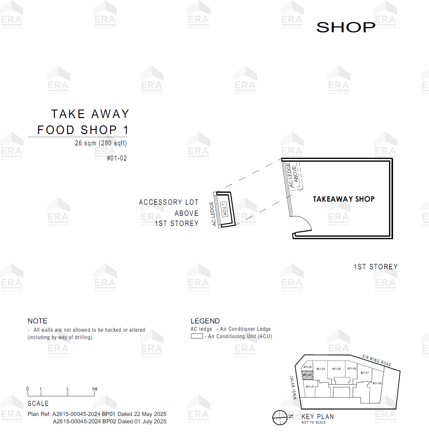 Take Away Food Shop 1 · 280 sqft floor plan