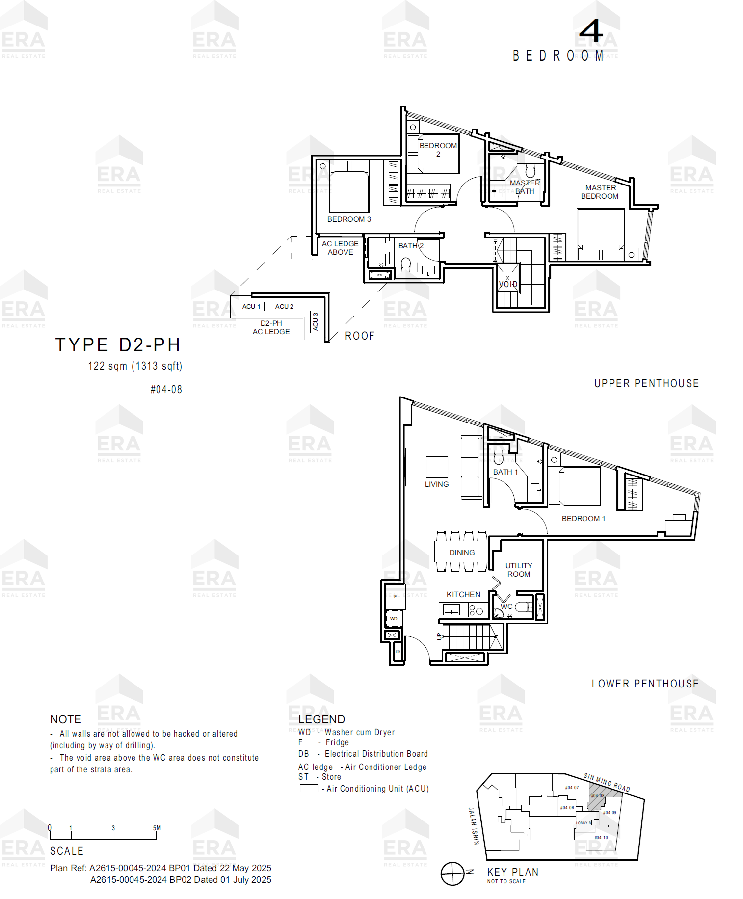 D2-PH · 1,313 sqft floor plan