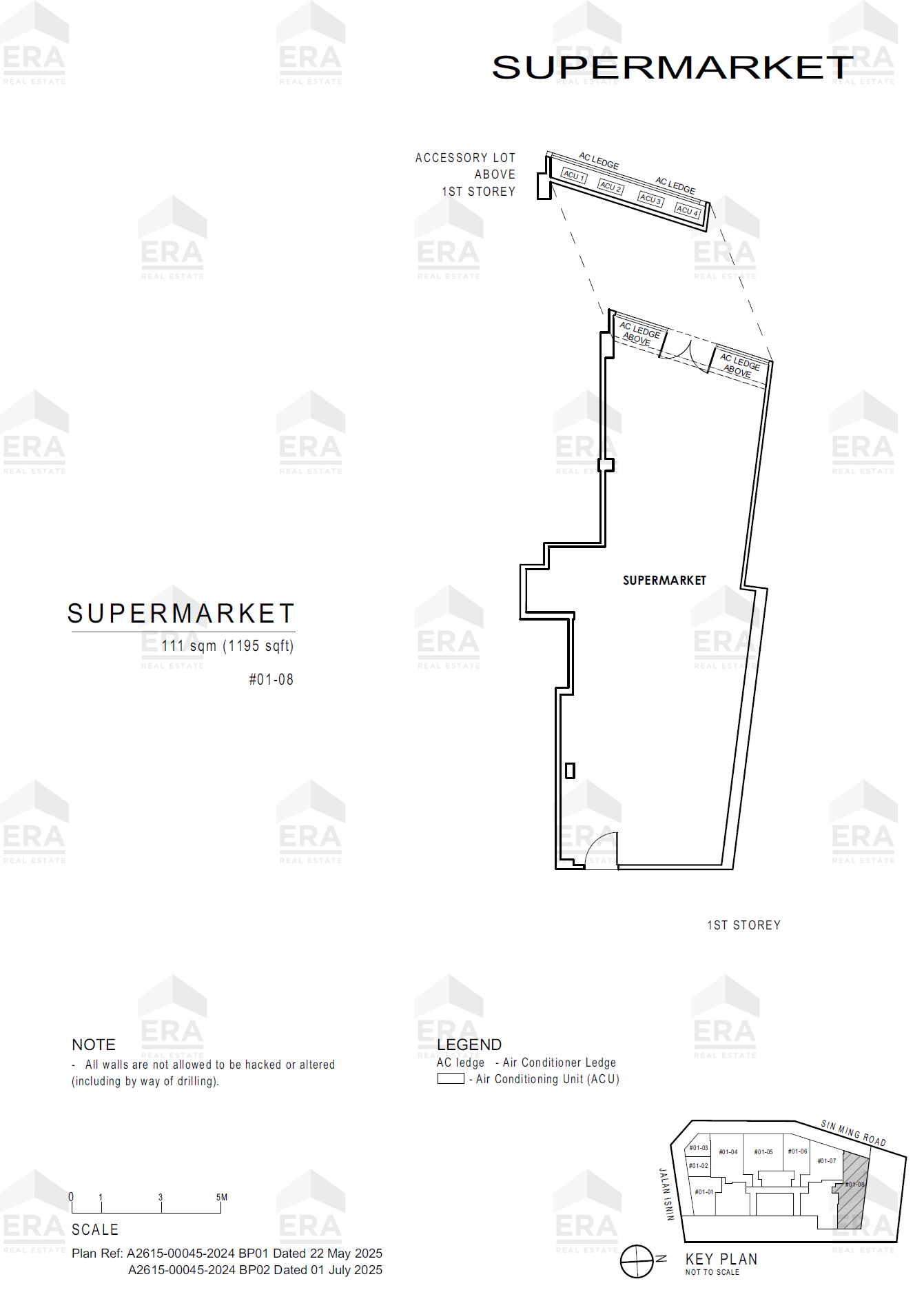 Supermarket · 1,195 sqft floor plan