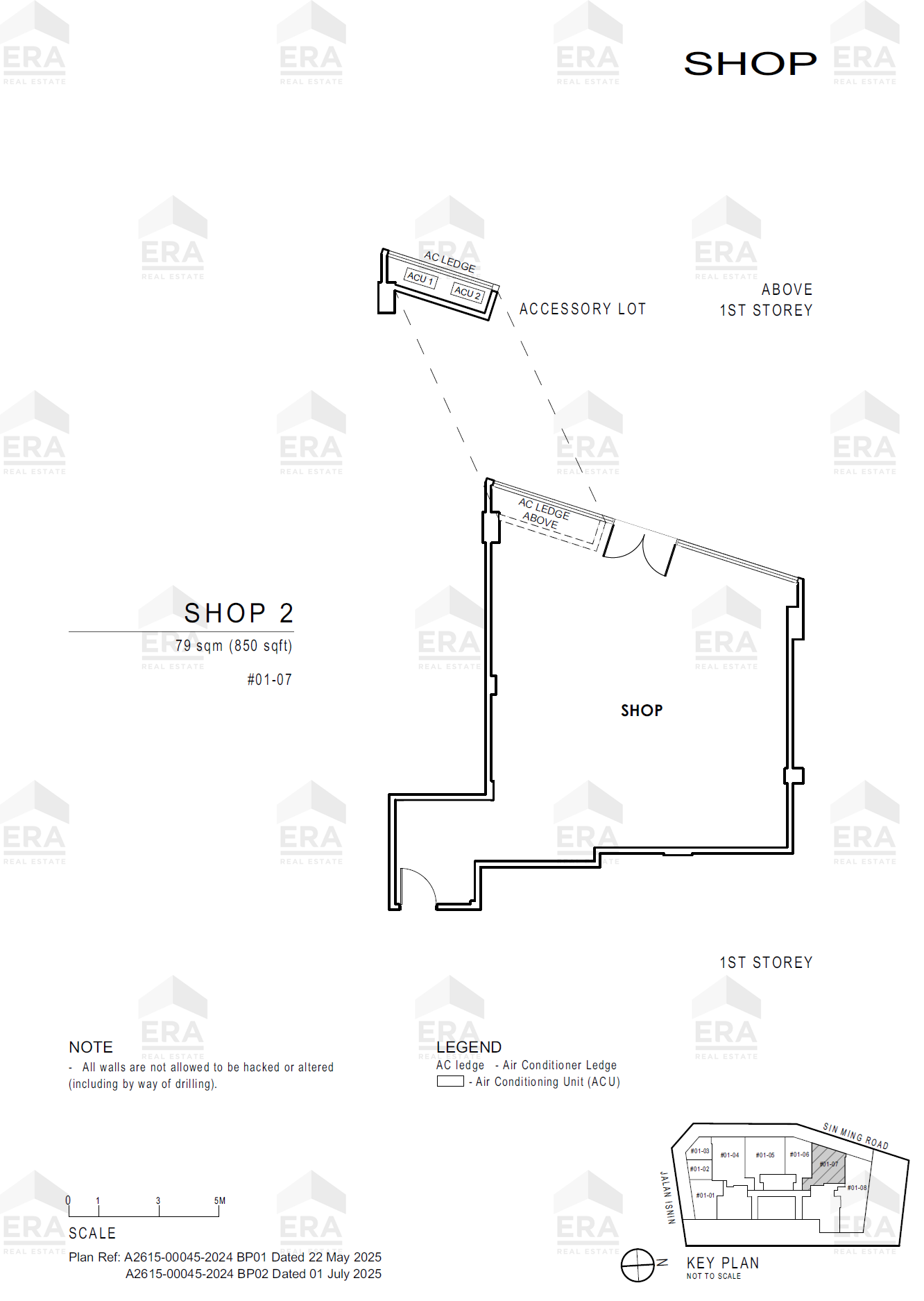 Shop 2 · 850 sqft floor plan