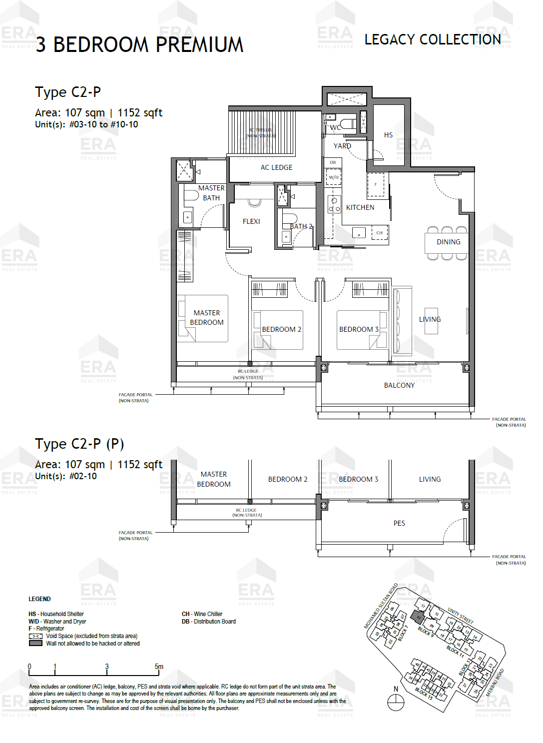 C2-P · 1,152 sqft floor plan