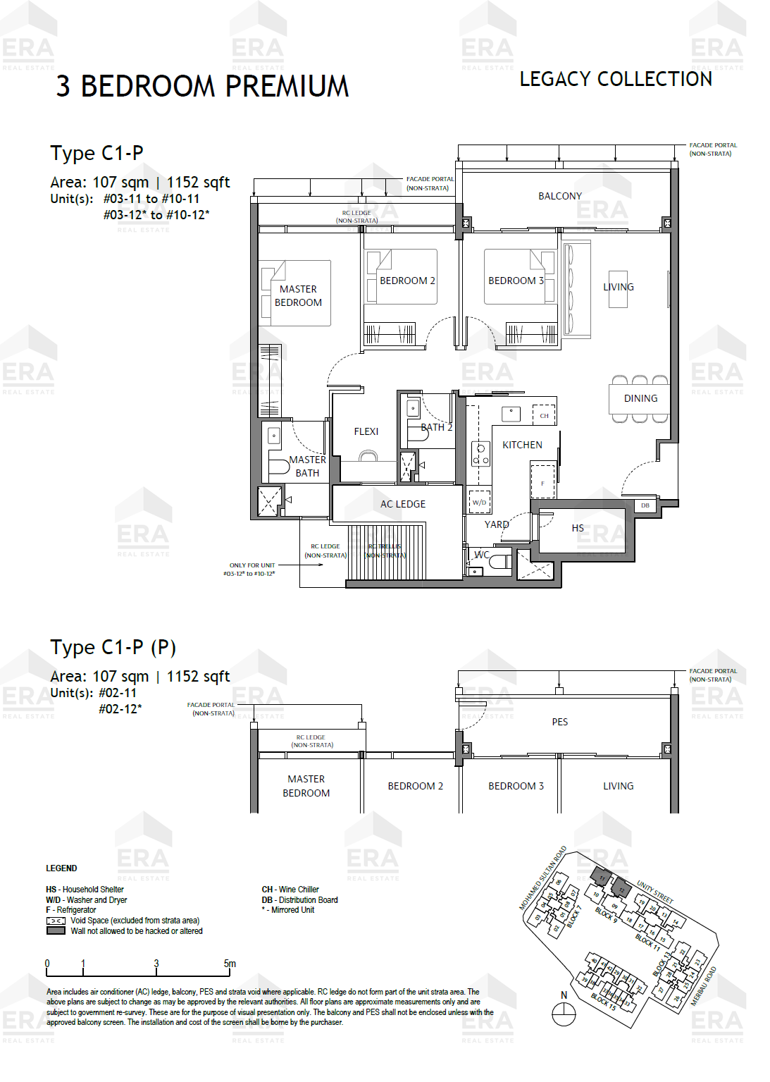 C1-P(P) · 1,152 sqft floor plan