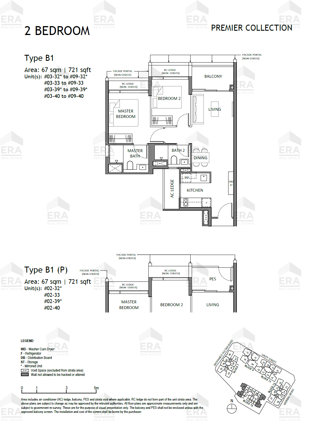 B1 · 721 sqft floor plan