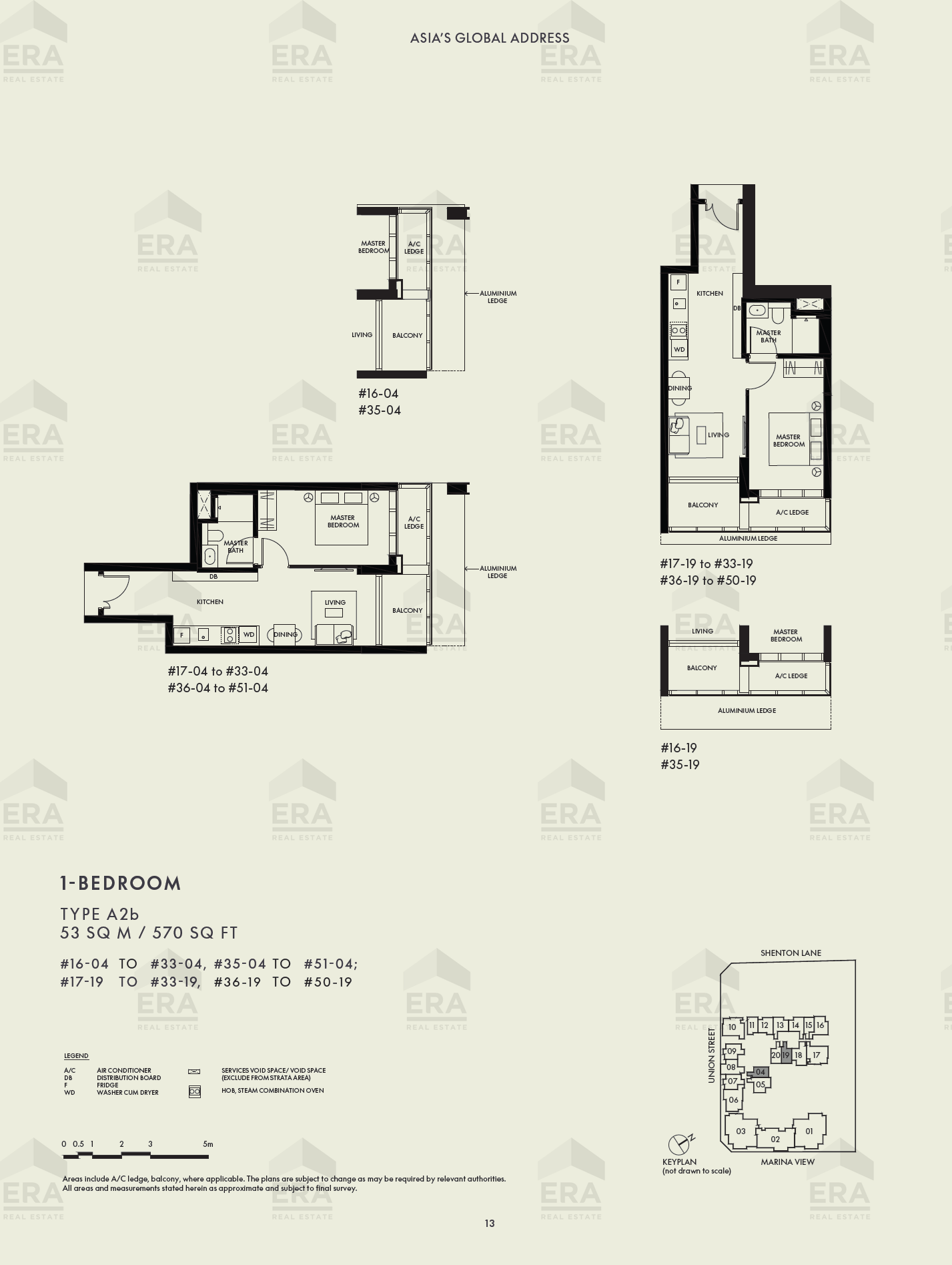 A2b · 570 sqft floor plan