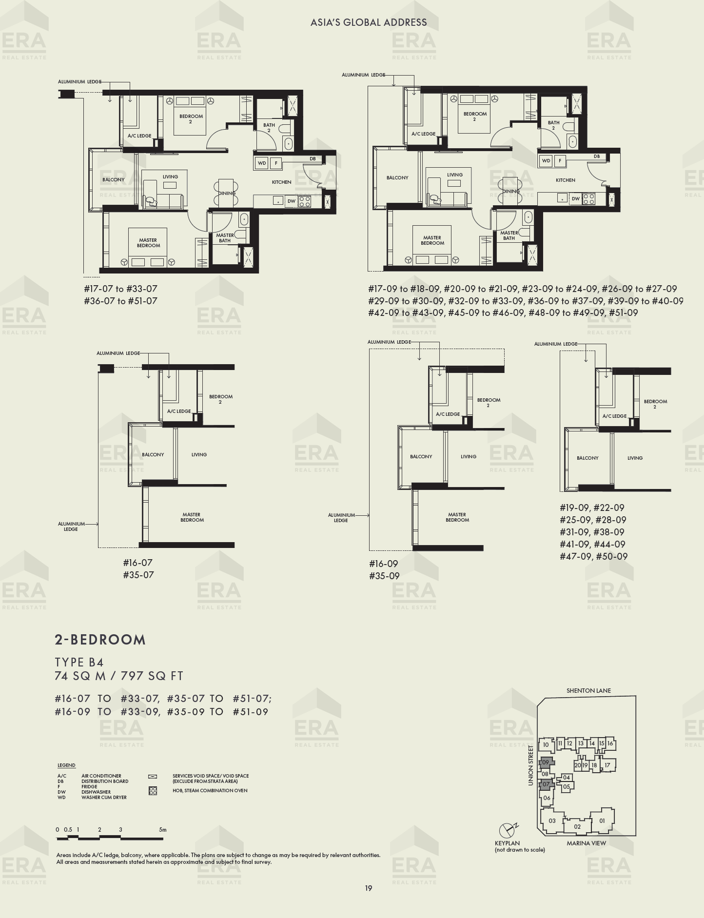 B4 · 797 sqft floor plan