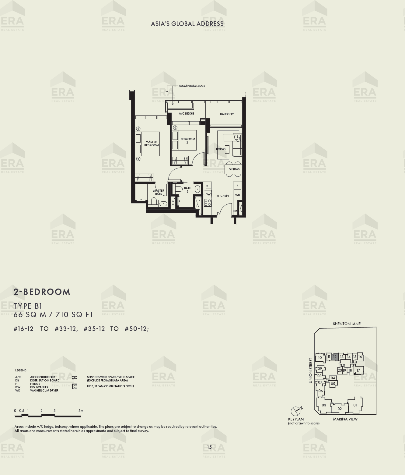B1 · 710 sqft floor plan