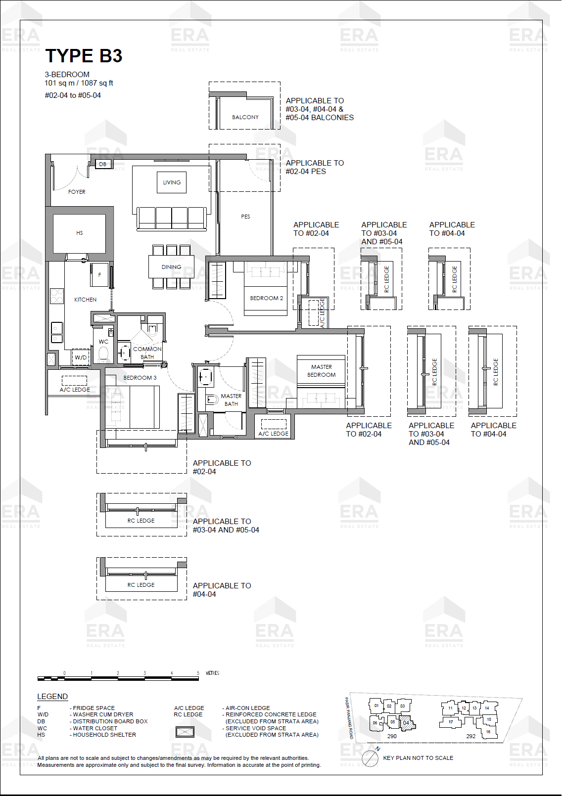 B3 · 1,087 sqft floor plan