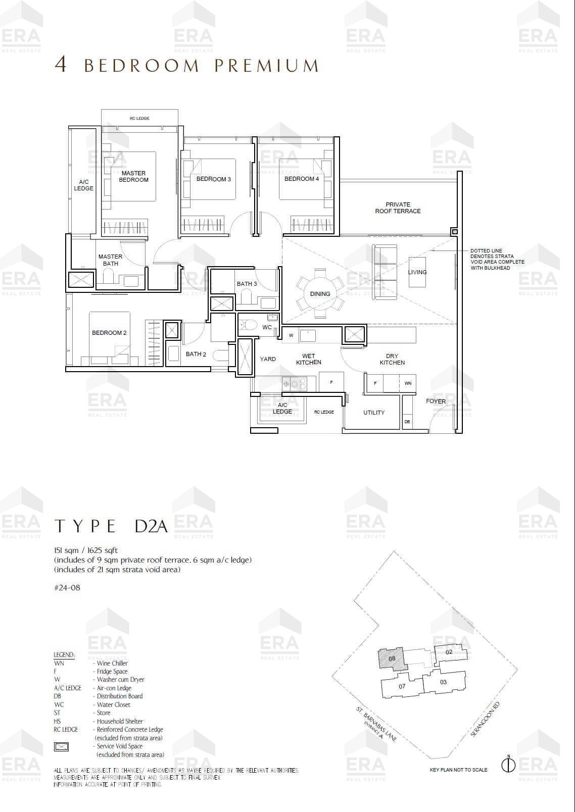 D2A · 1,625 sqft floor plan