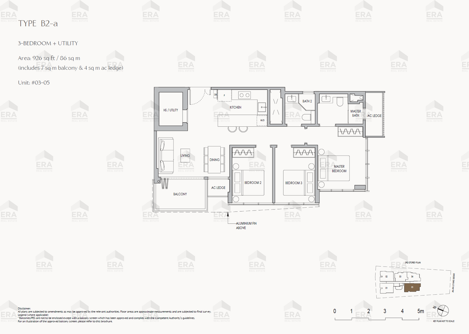 B2-a · 926 sqft floor plan