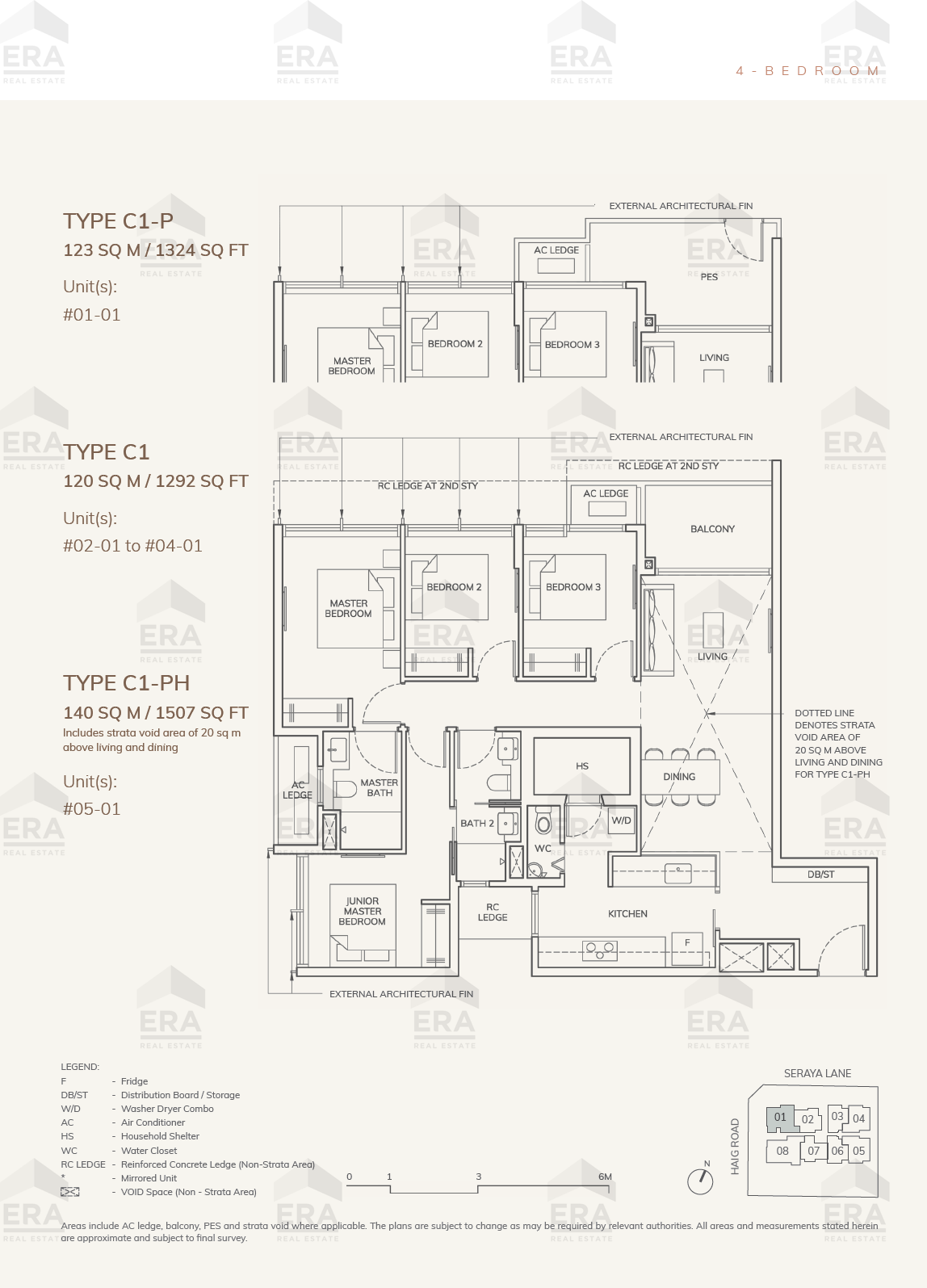 C1-PH · 1,507 sqft floor plan