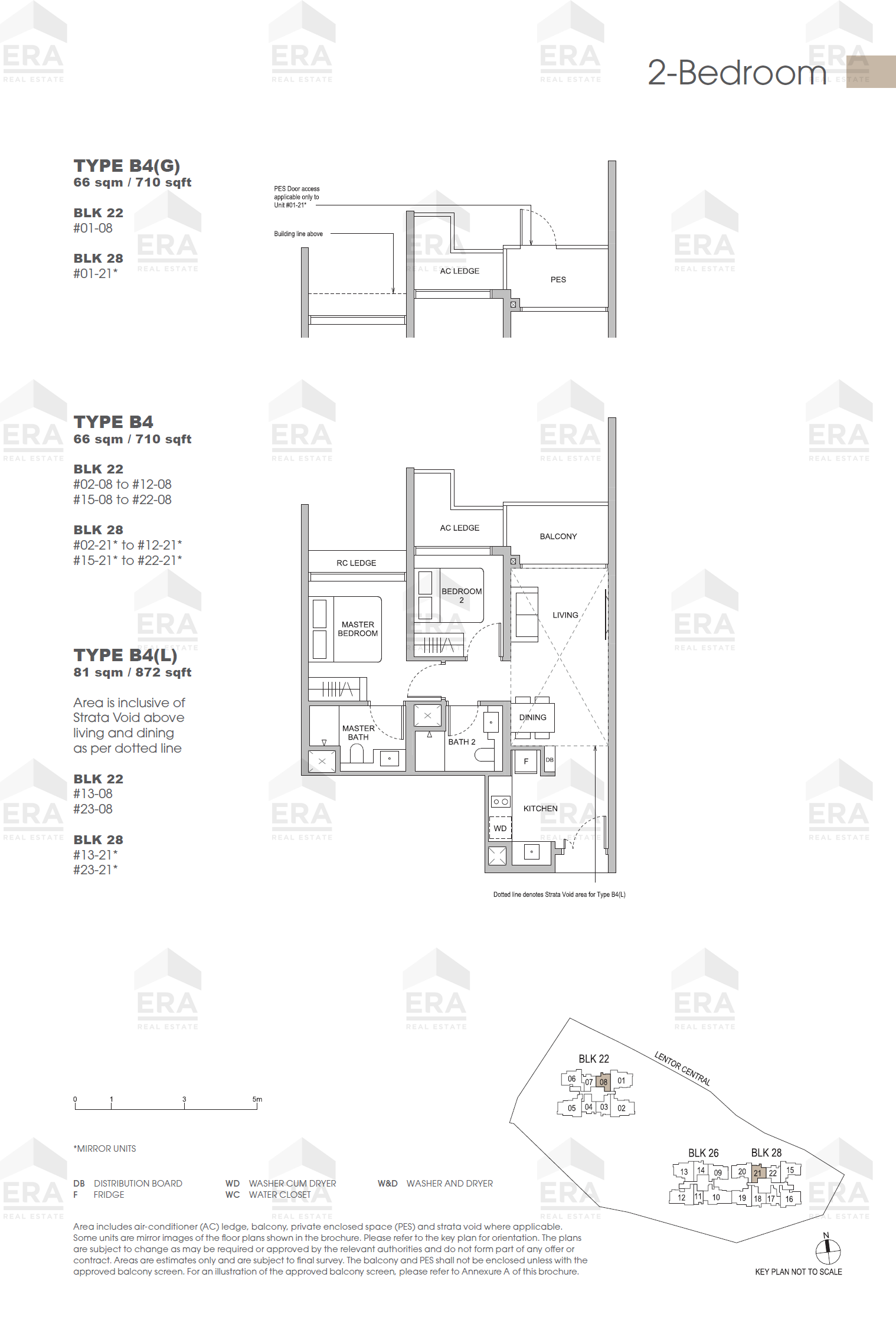 B4 · 710 sqft floor plan