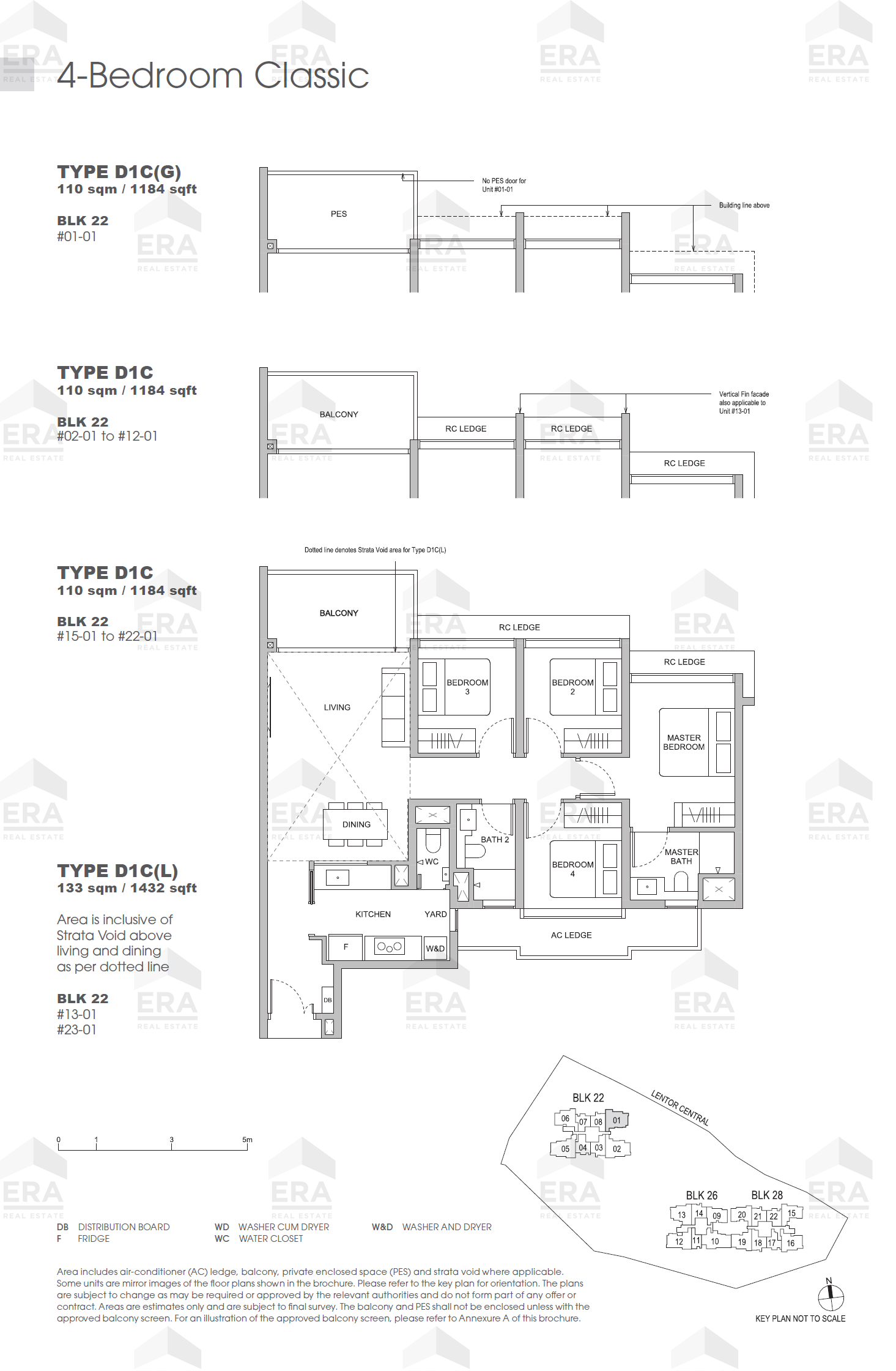 D1C(G) · 1,184 sqft floor plan