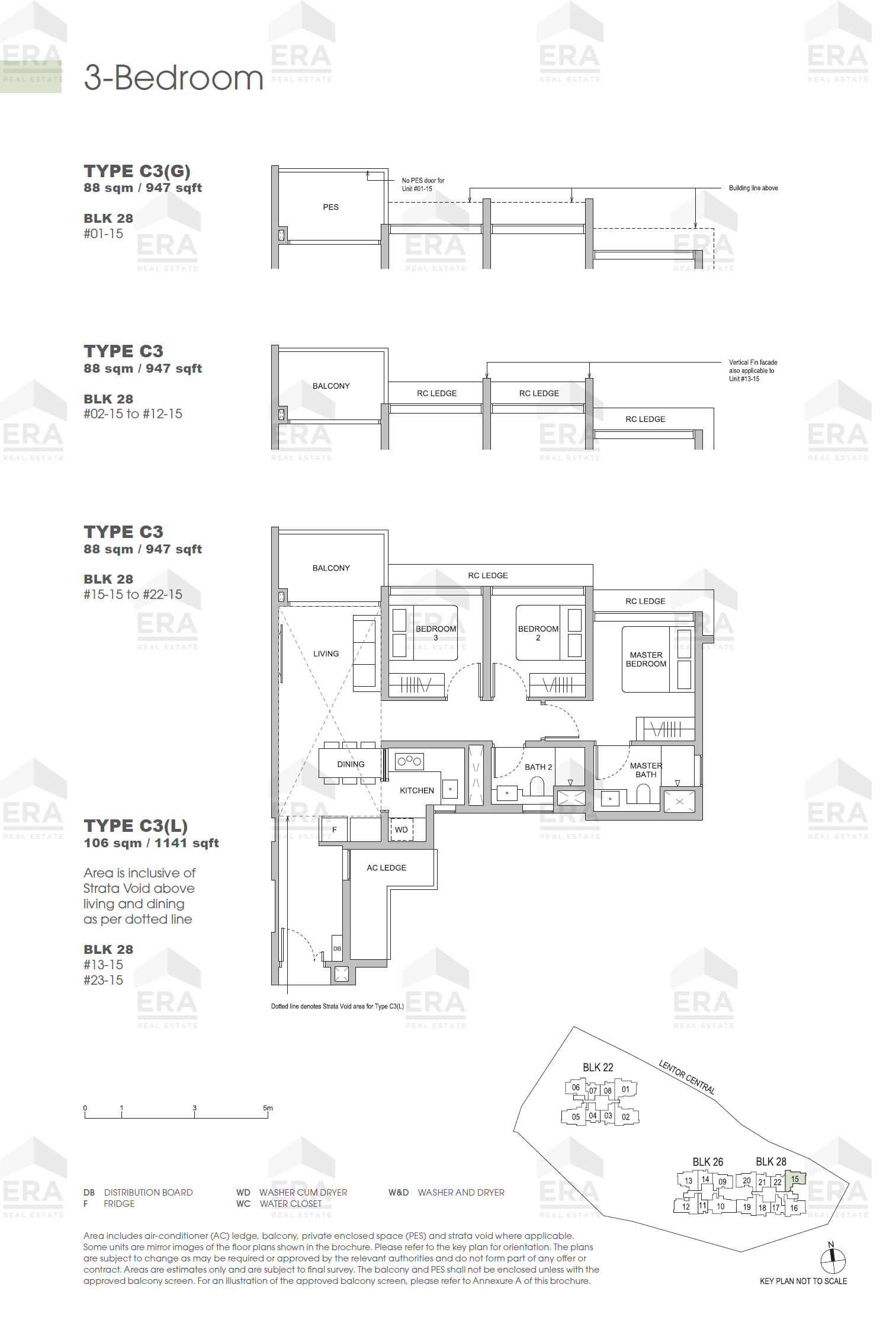 C3(L) · 1,141 sqft floor plan