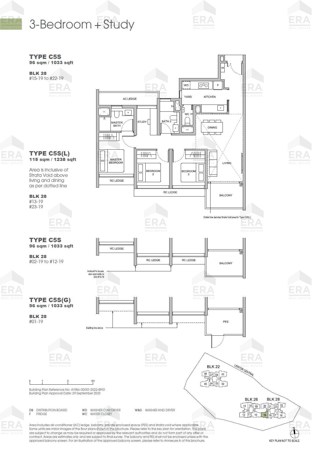 C5S · 1,033 sqft floor plan