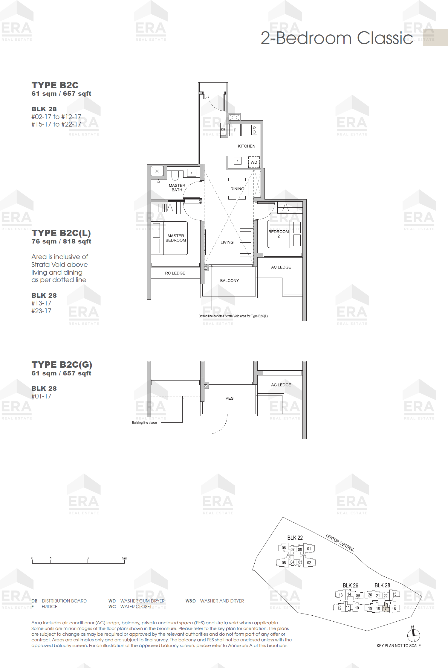 B2C(G) · 657 sqft floor plan