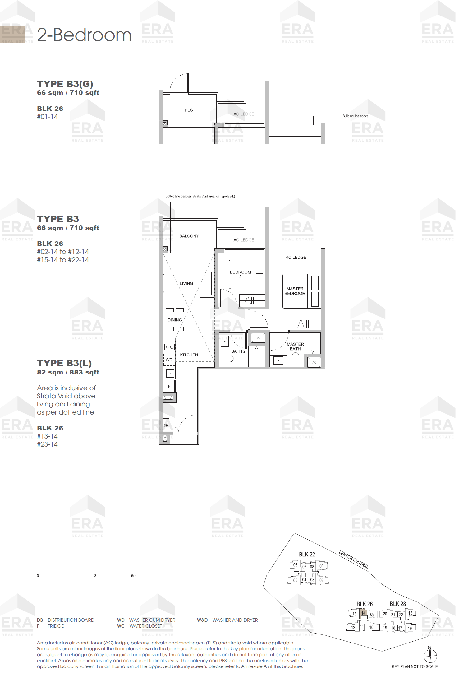 B3 · 710 sqft floor plan