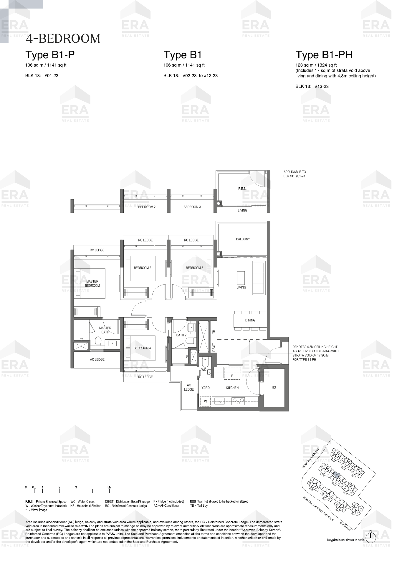 B1 · 1,141 sqft floor plan