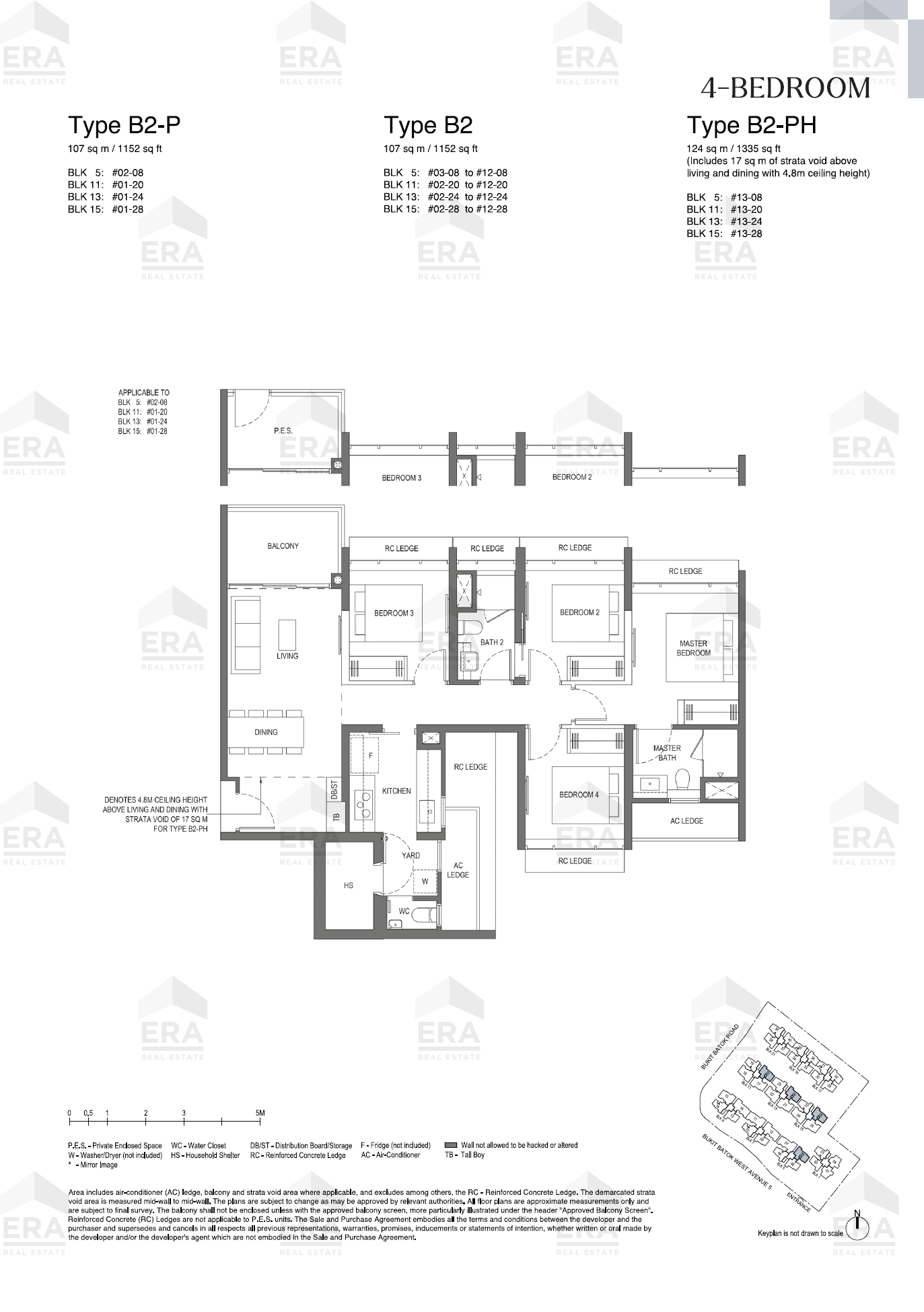 B2-P · 1,152 sqft floor plan