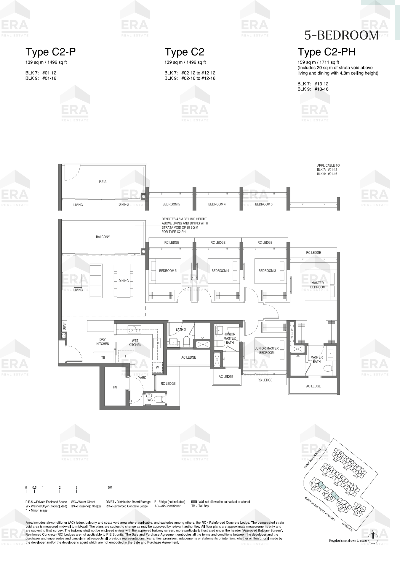 C2-PH · 1,711 sqft floor plan