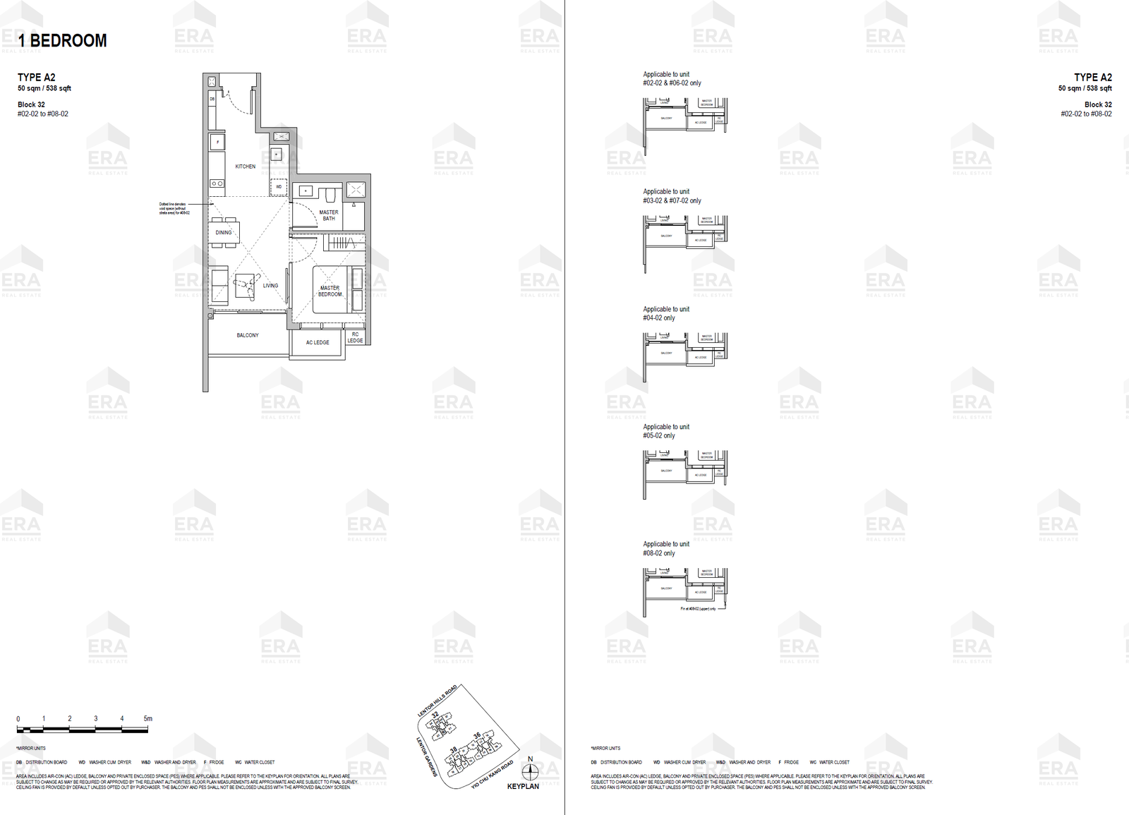A2 · 538 sqft floor plan