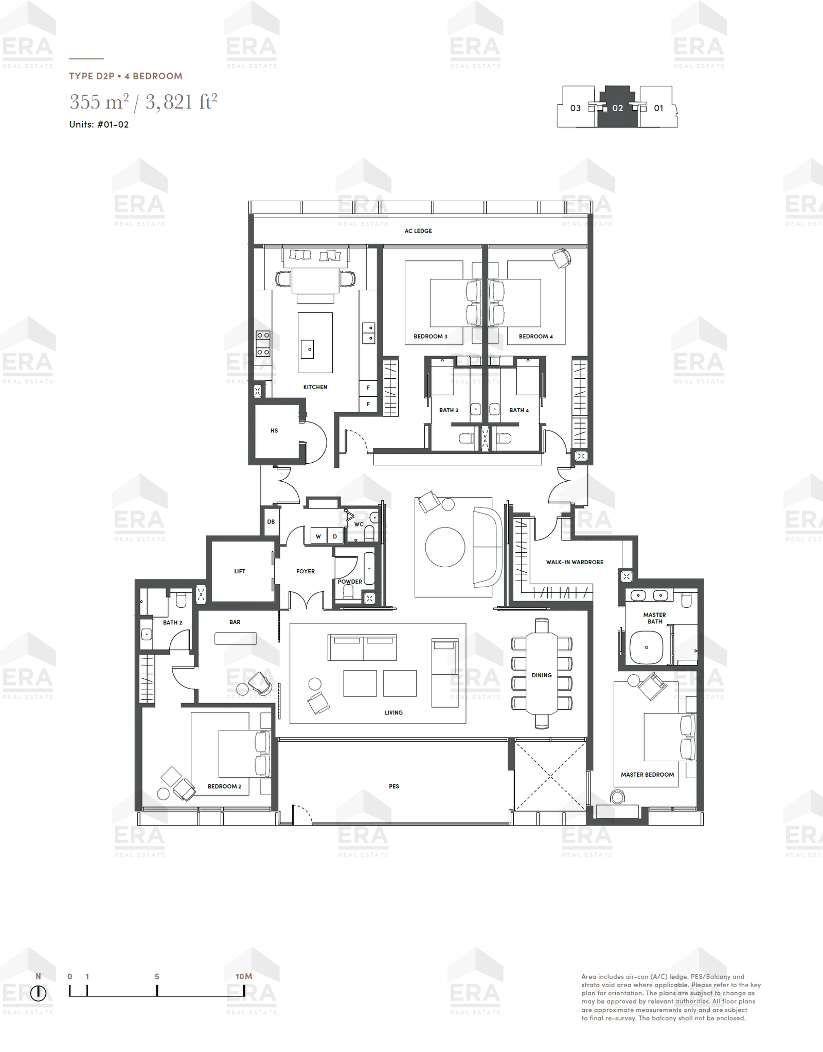 D2P · 3,821 sqft floor plan