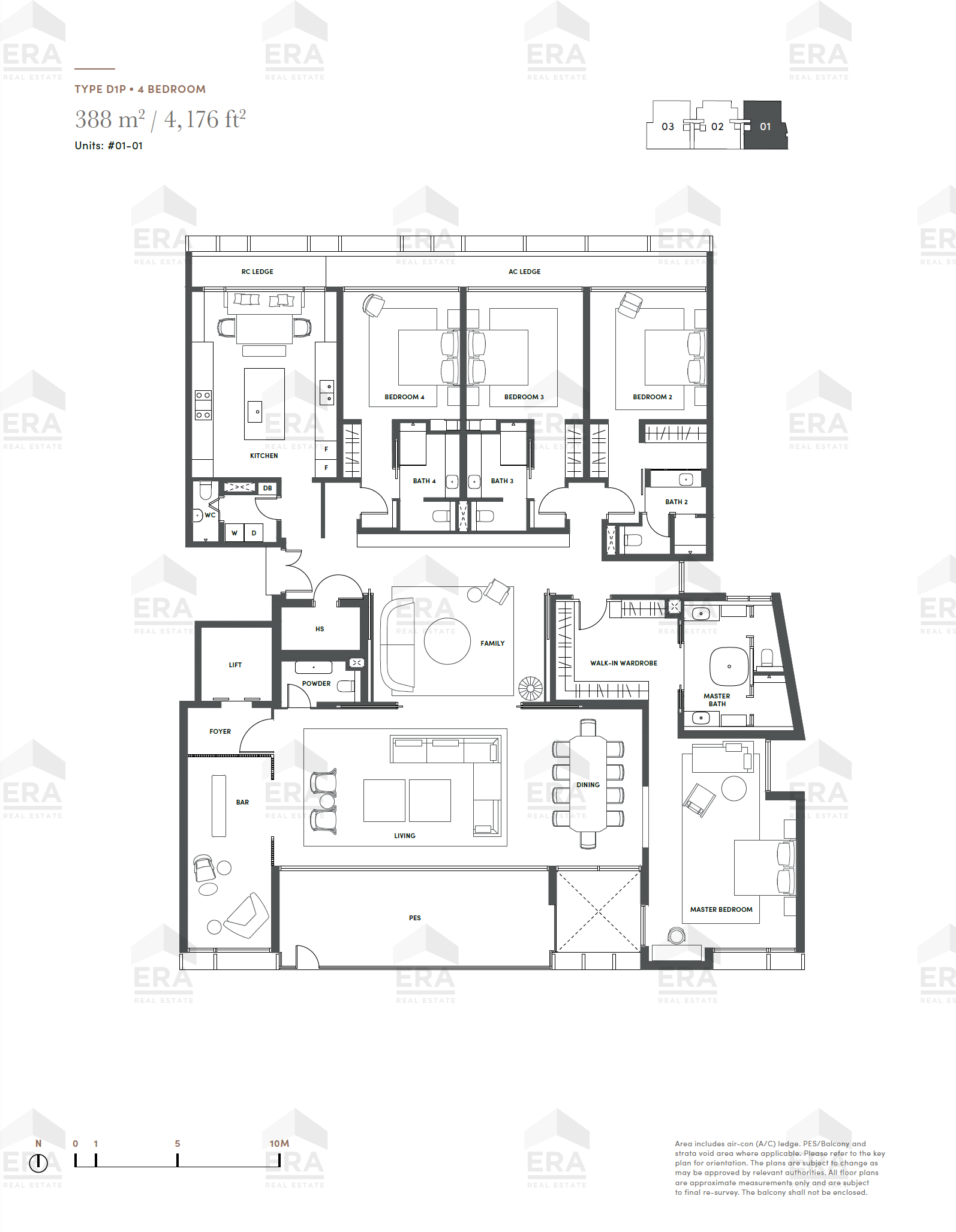 D1P · 4,176 sqft floor plan
