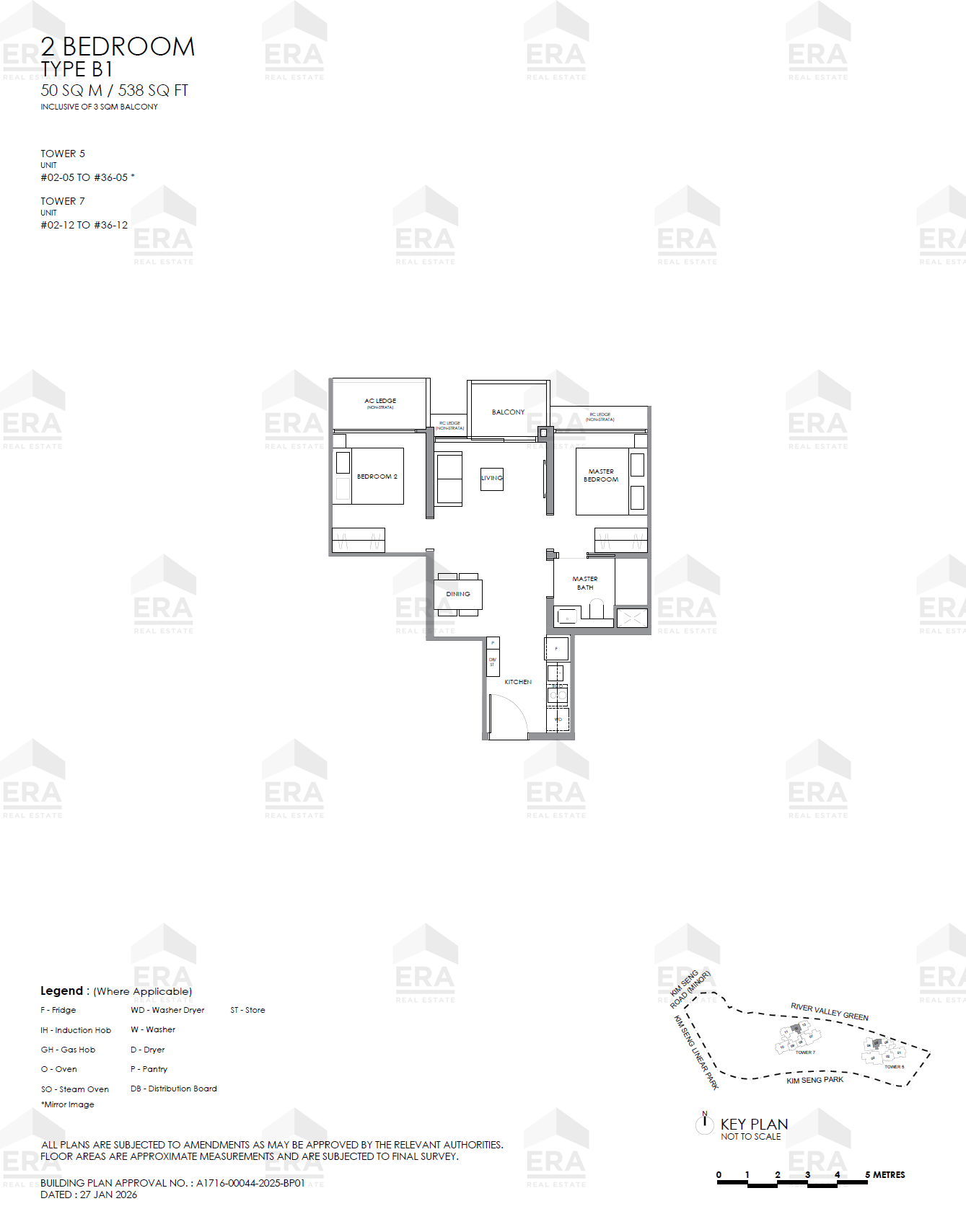 B1 · 538 sqft floor plan