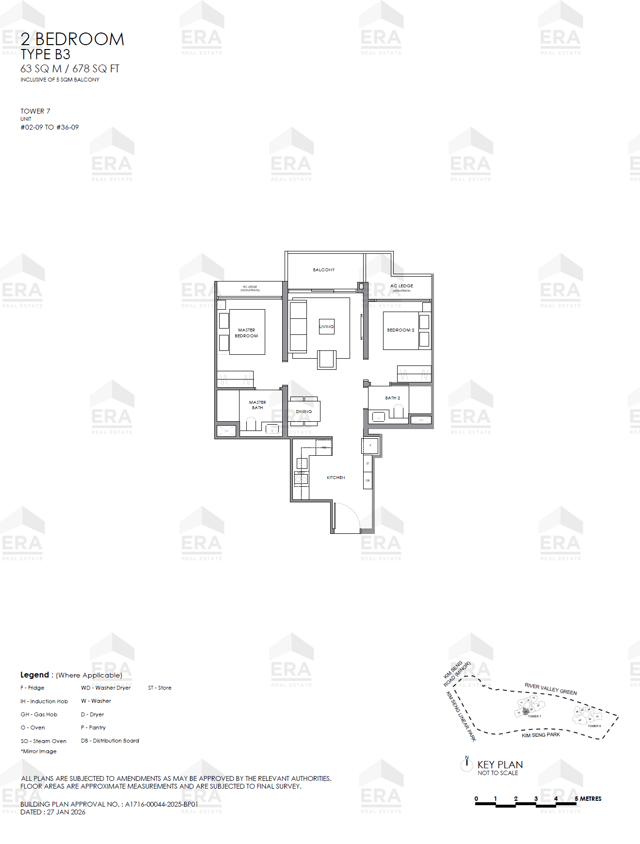 B3 · 678 sqft floor plan
