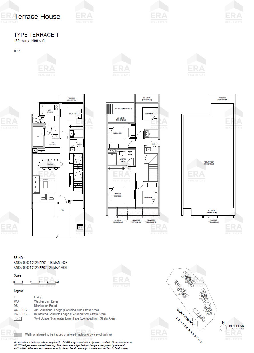 TERRACE 1 · 1,496 sqft floor plan