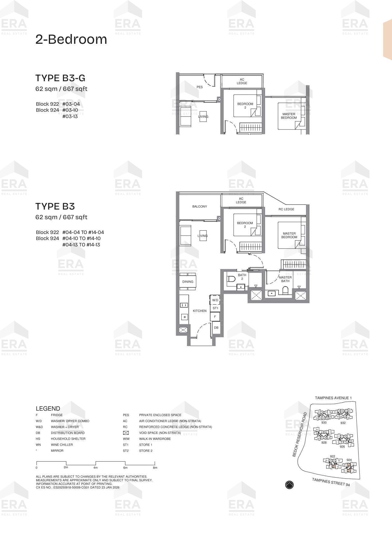 B3 · 667 sqft floor plan