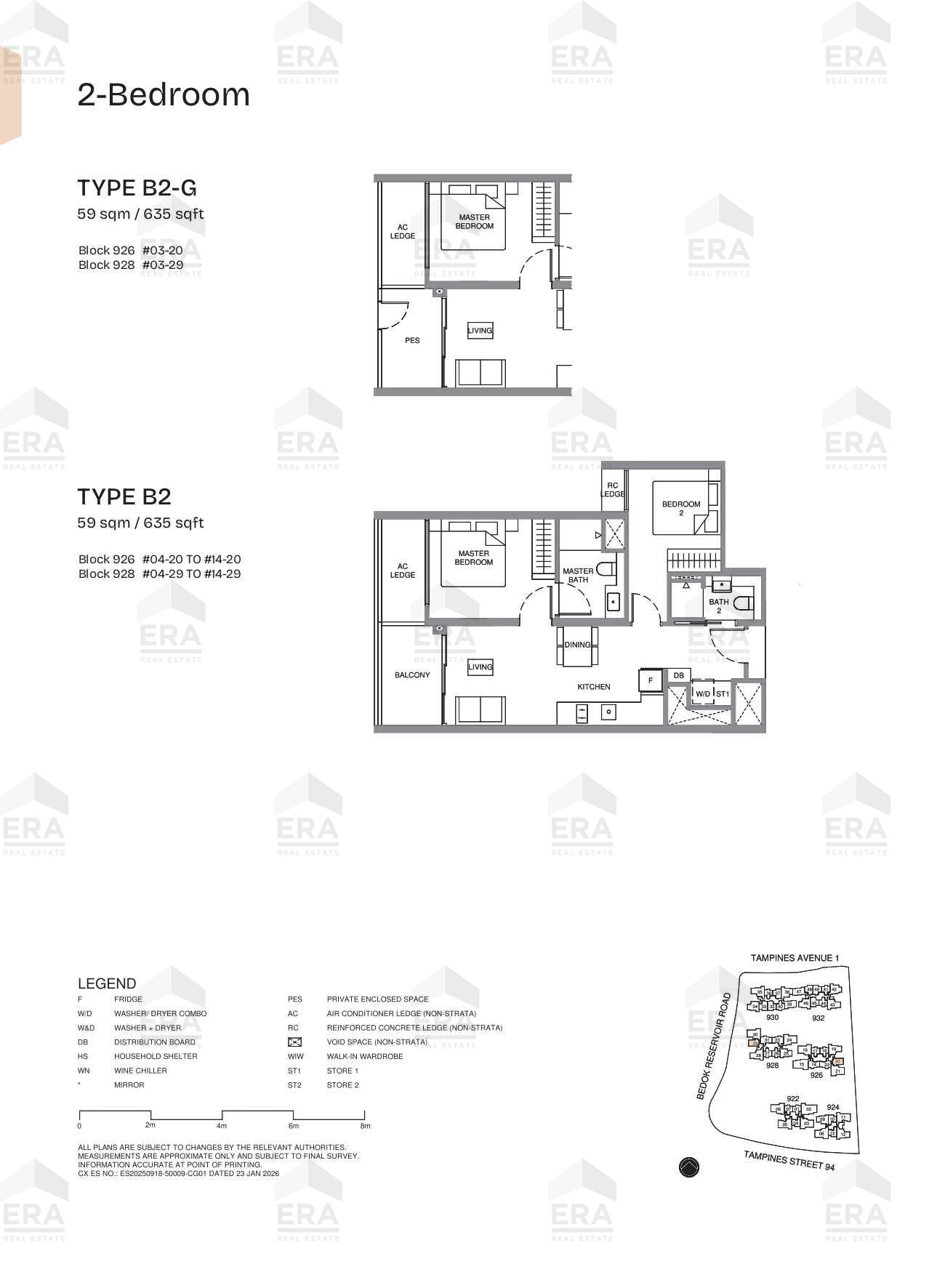 B2-G · 635 sqft floor plan
